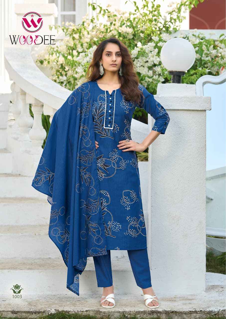 Woodee Tanya Viscose Kurti Combo 6 pcs atalogue