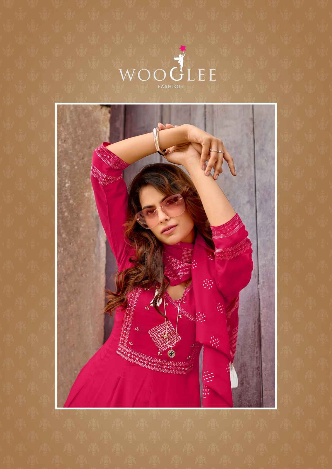 Wooglee Rangveli Rayon Kurti Combo 4 pcs Catalogue