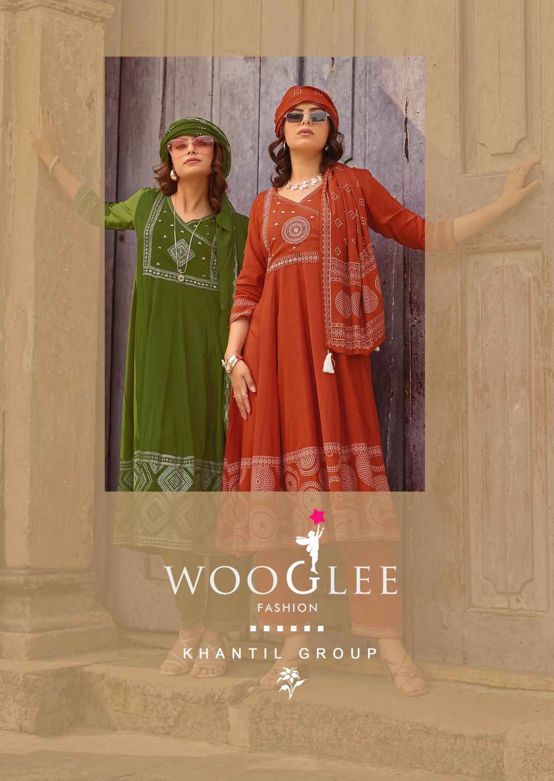 Wooglee Rangveli Rayon Kurti Combo 4 pcs Catalogue