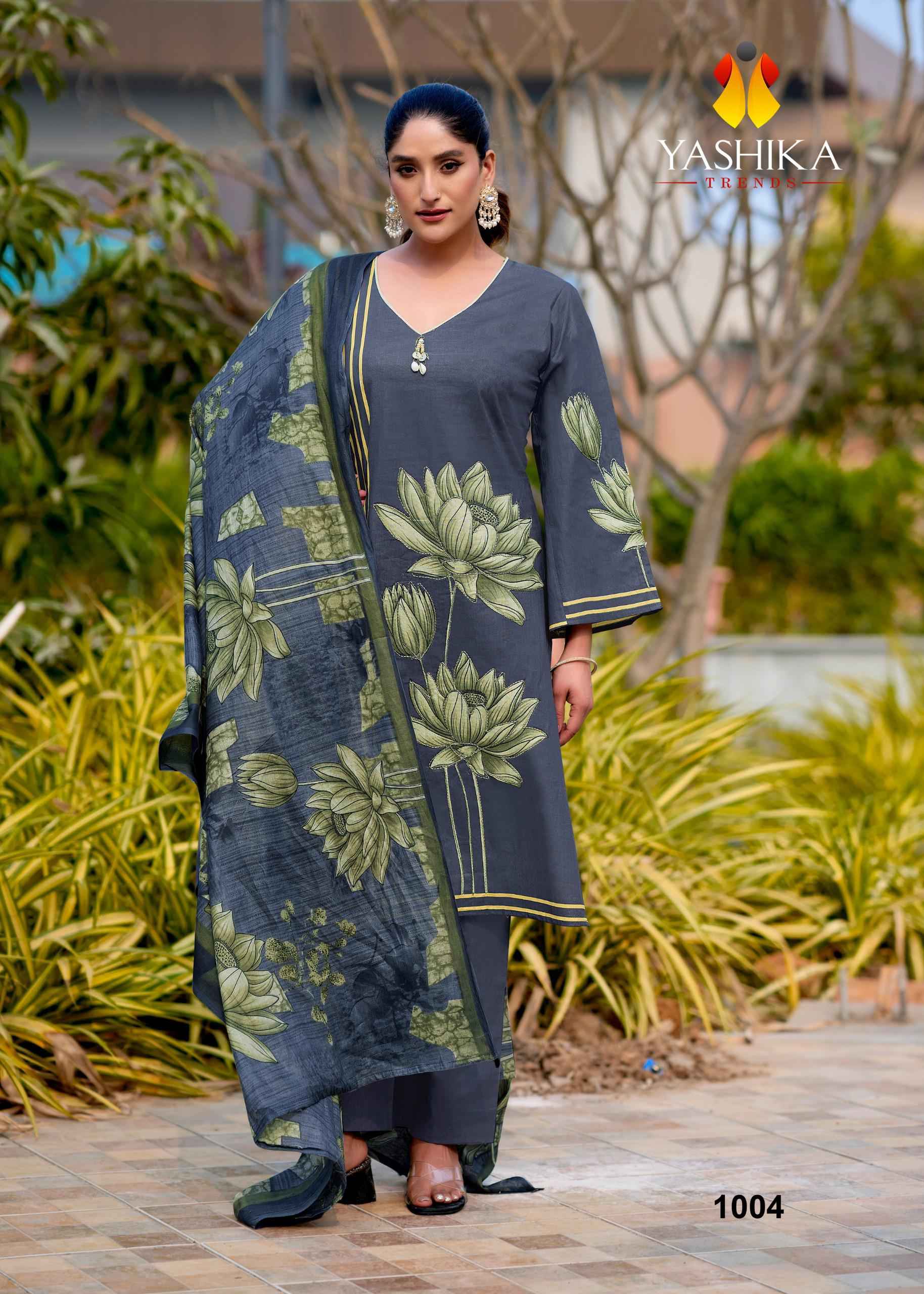 Yashika Trends Mayisha Cotton Dress Material 5 pcs Catalogue