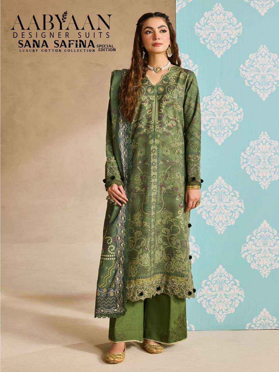 Aabyaan Sana Safina Special Edition Vol 2 Cotton Dress Material 6 pcs Catalogue