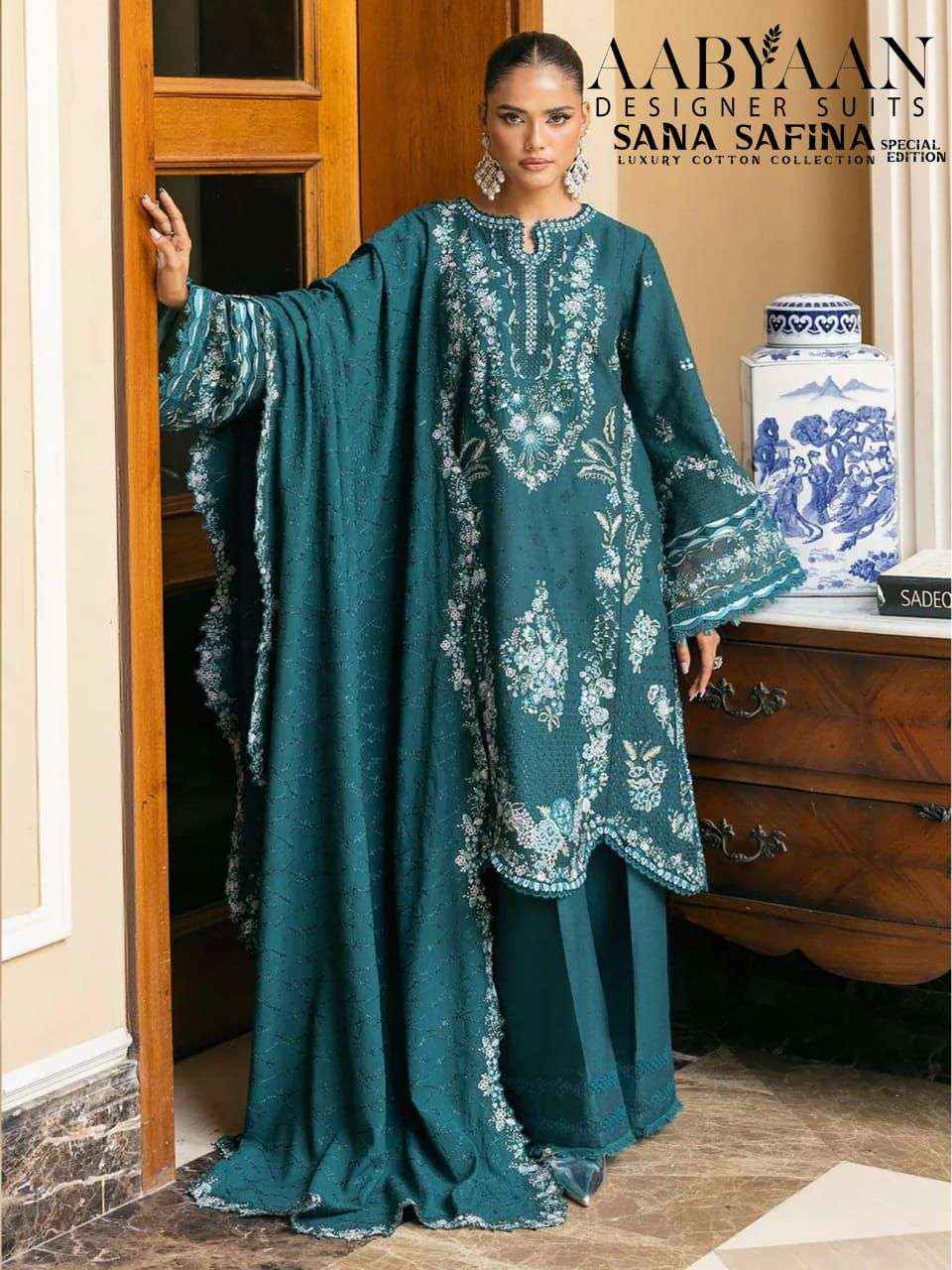 Aabyaan Sana Safina Special Edition Vol 2 Cotton Dress Material 6 pcs Catalogue