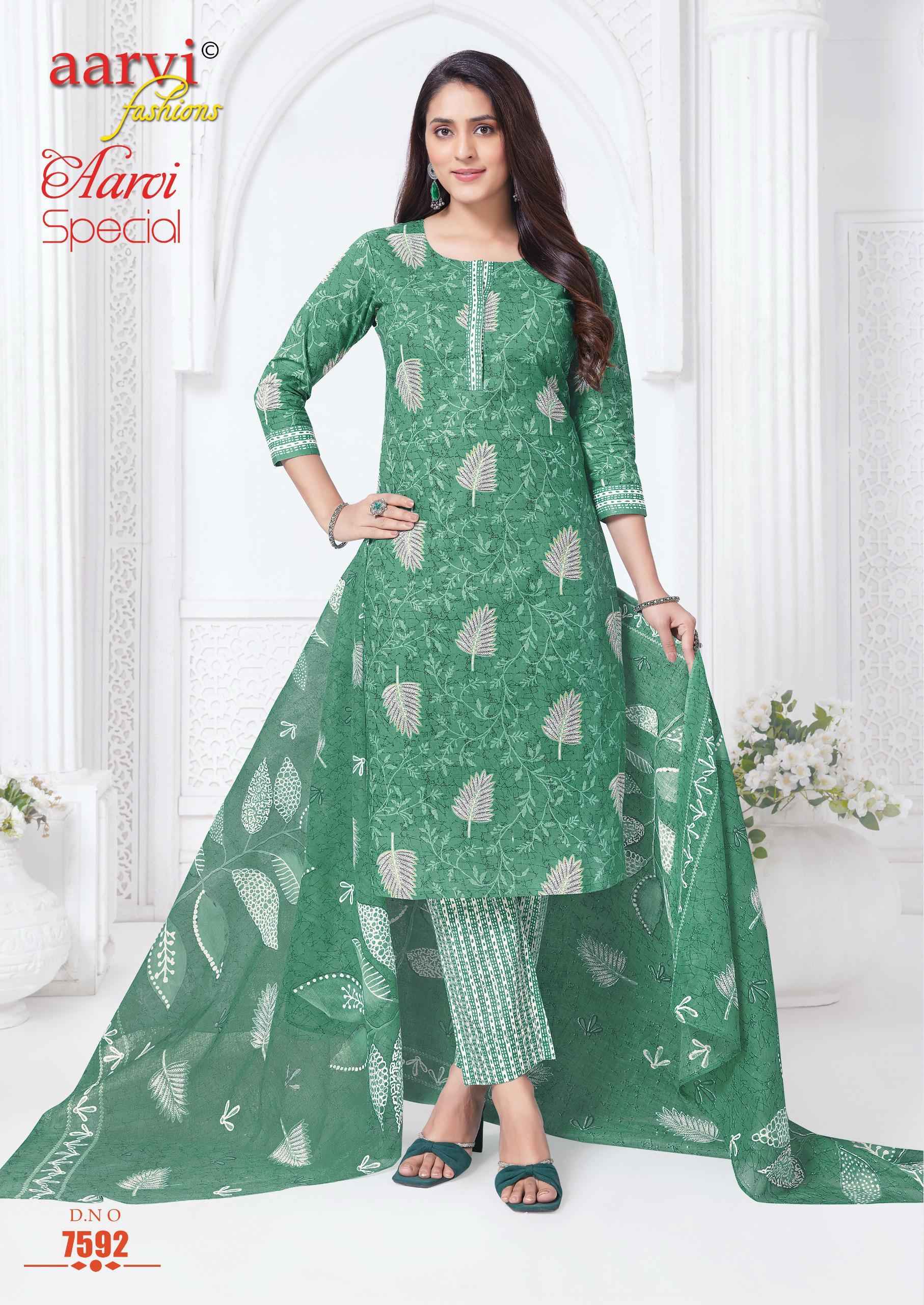 Aarvi Fashion Aarvi Special Vol 20 Radymade Cambric Cotton Dress 12 pcs Catalogue