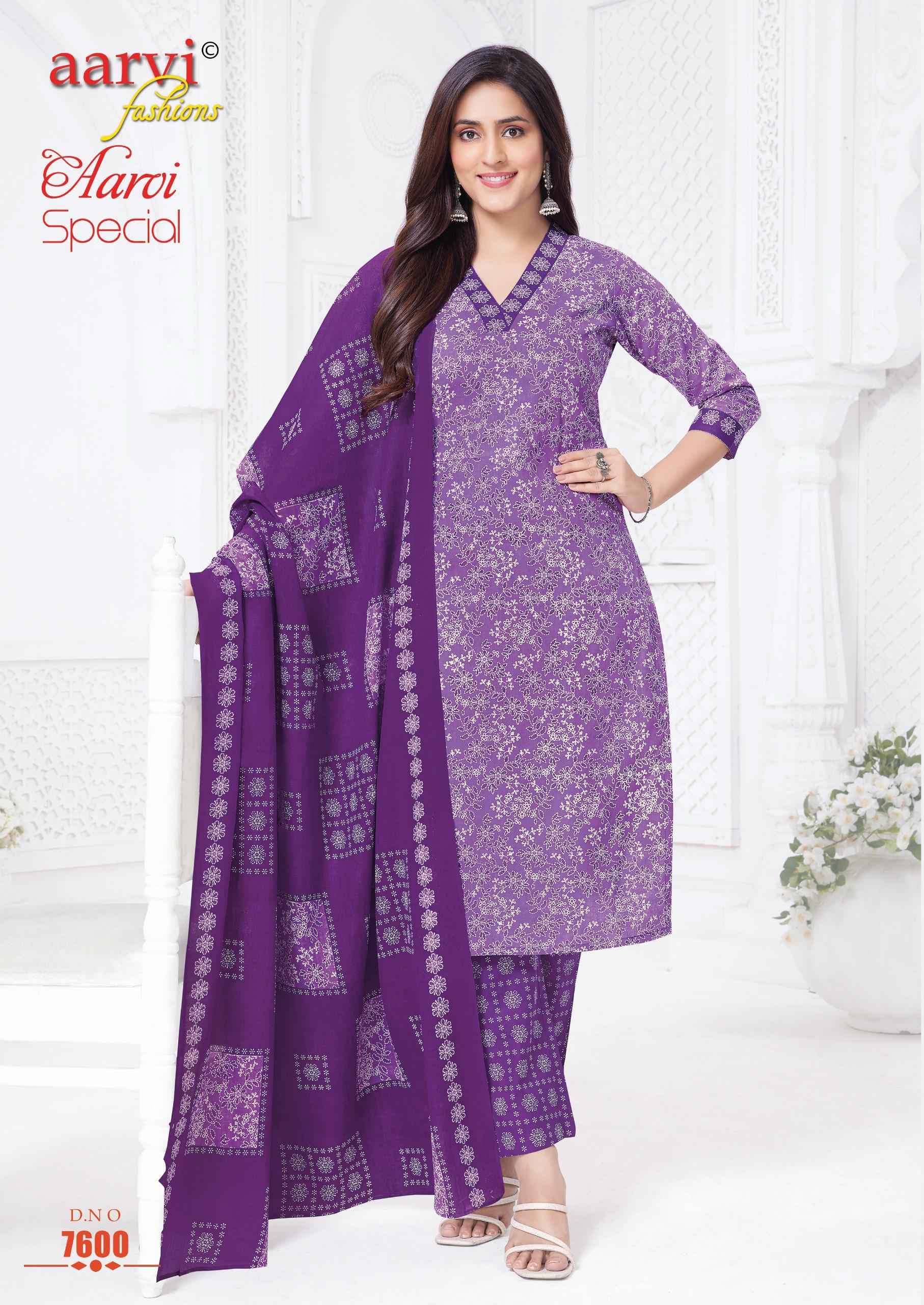 Aarvi Fashion Aarvi Special Vol 20 Radymade Cambric Cotton Dress 12 pcs Catalogue