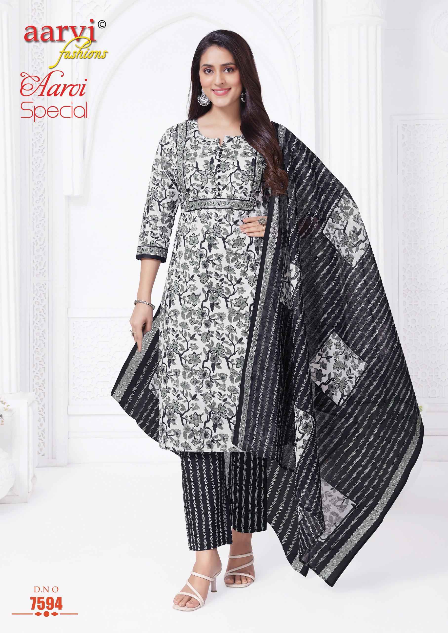 Aarvi Fashion Aarvi Special Vol 20 Radymade Cambric Cotton Dress 12 pcs Catalogue