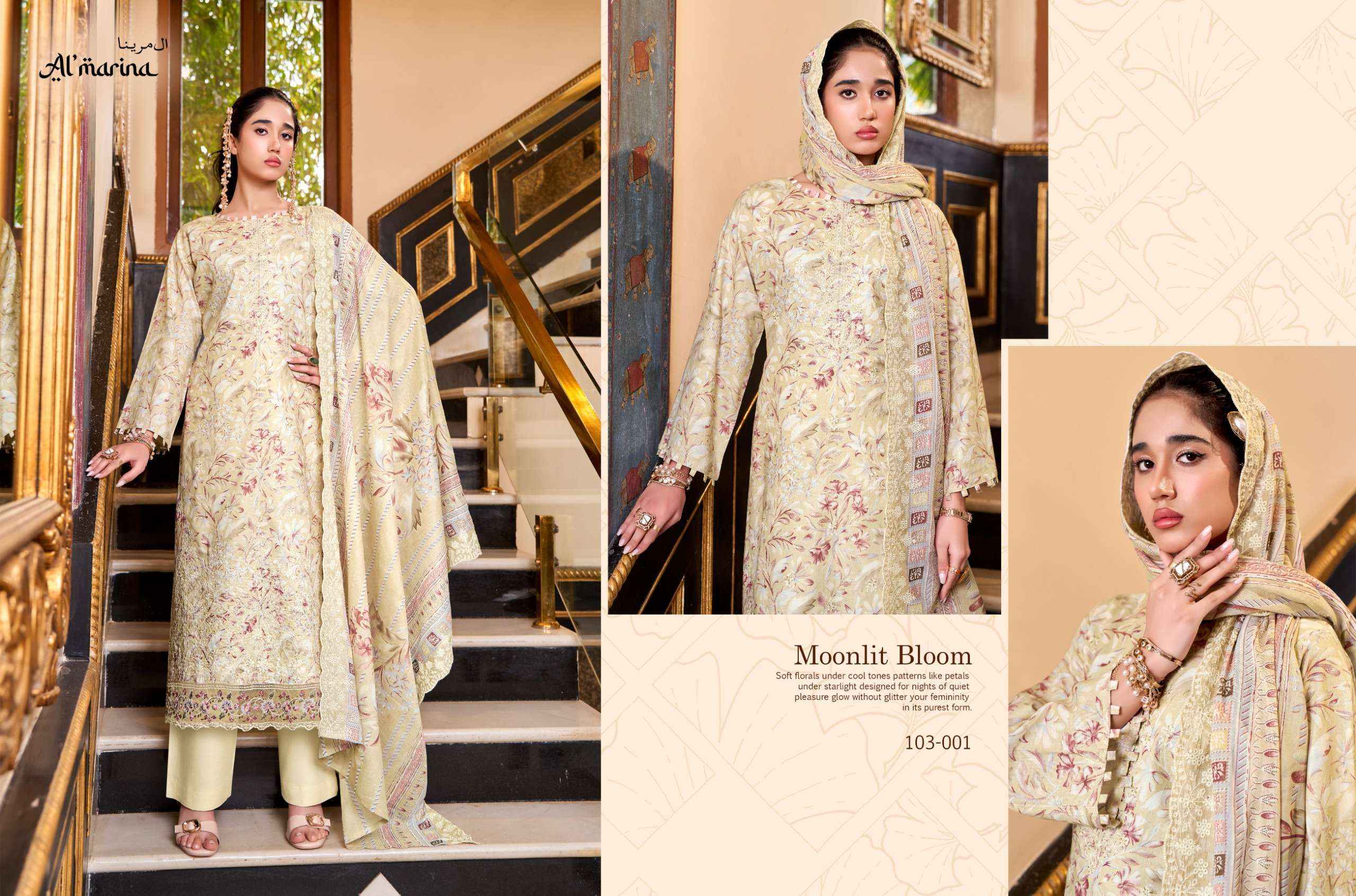Al Marina Chikankari Vol 2 Cotton Dress Material 6 pcs Catalogue