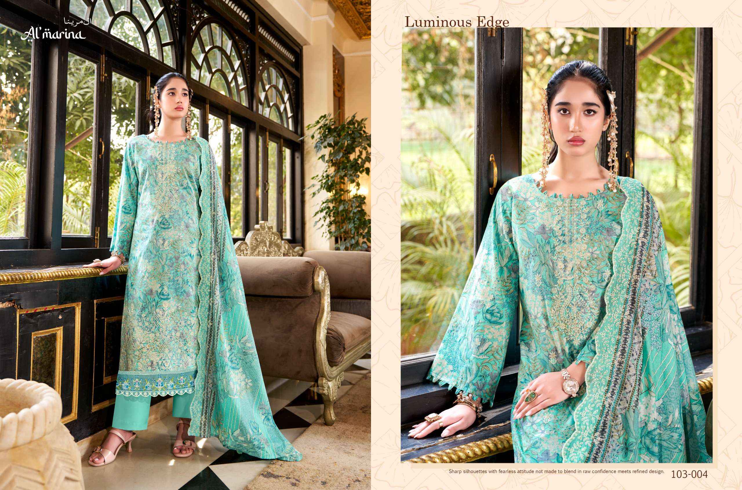 Al Marina Chikankari Vol 2 Cotton Dress Material 6 pcs Catalogue