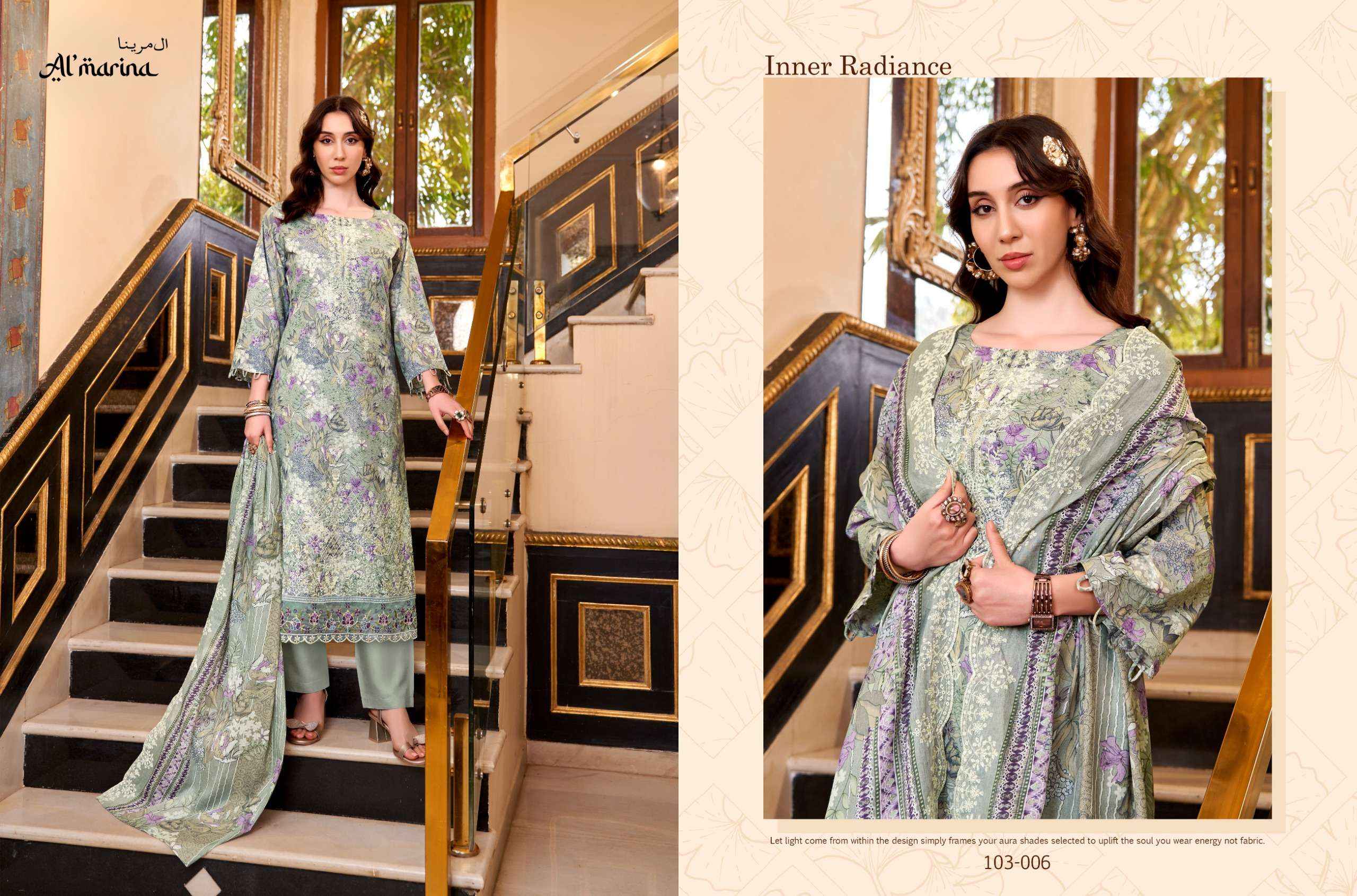 Al Marina Chikankari Vol 2 Cotton Dress Material 6 pcs Catalogue