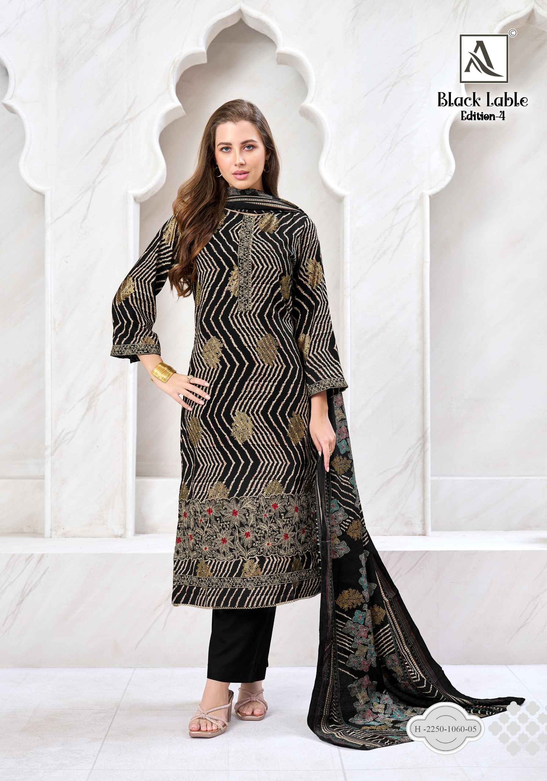 Alok Black Lable Edition 4 Rayon Dress Material 6 pcs Catalogue