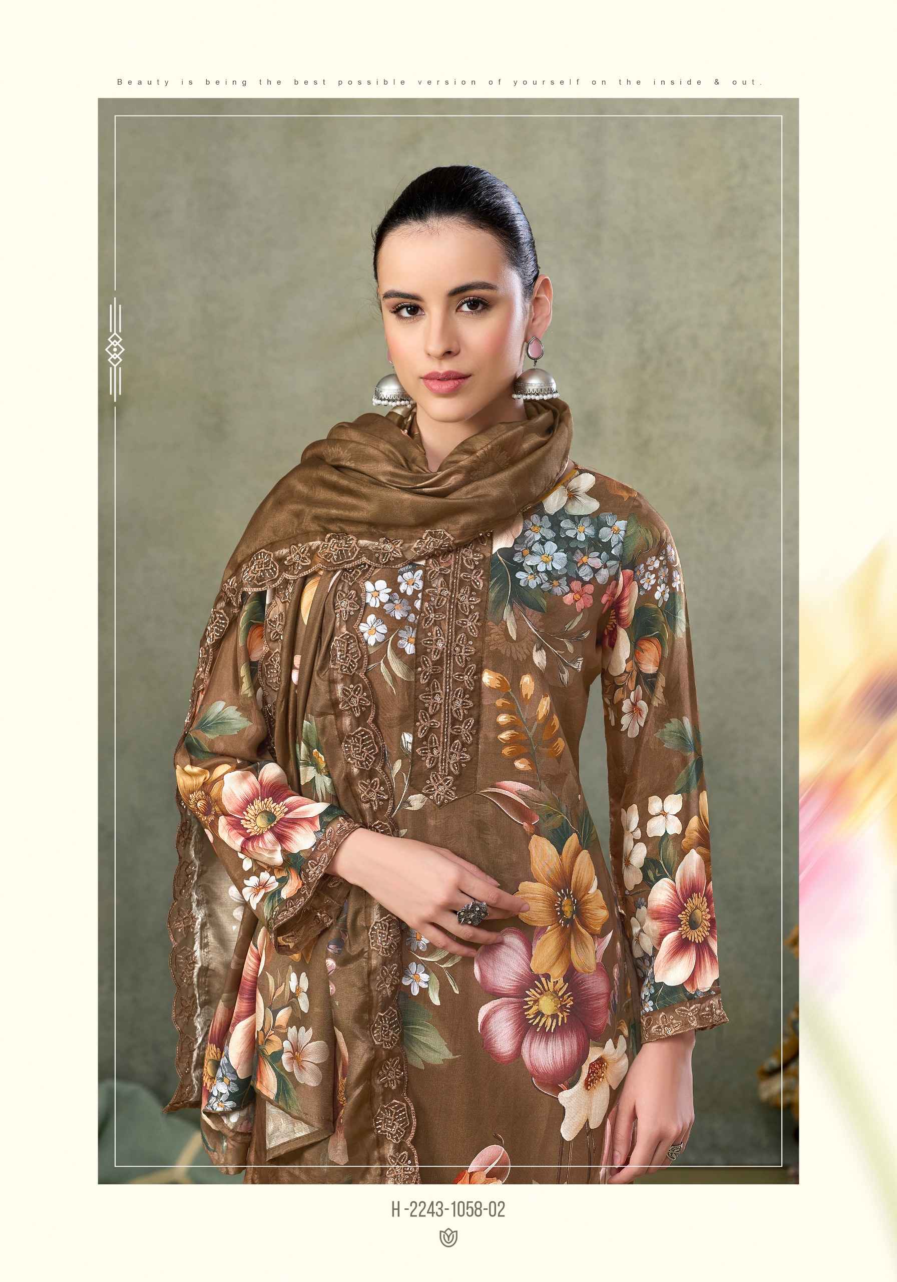 Alok Fariha Edition 6 Muslin Dress Material 8 pcs Catalogue