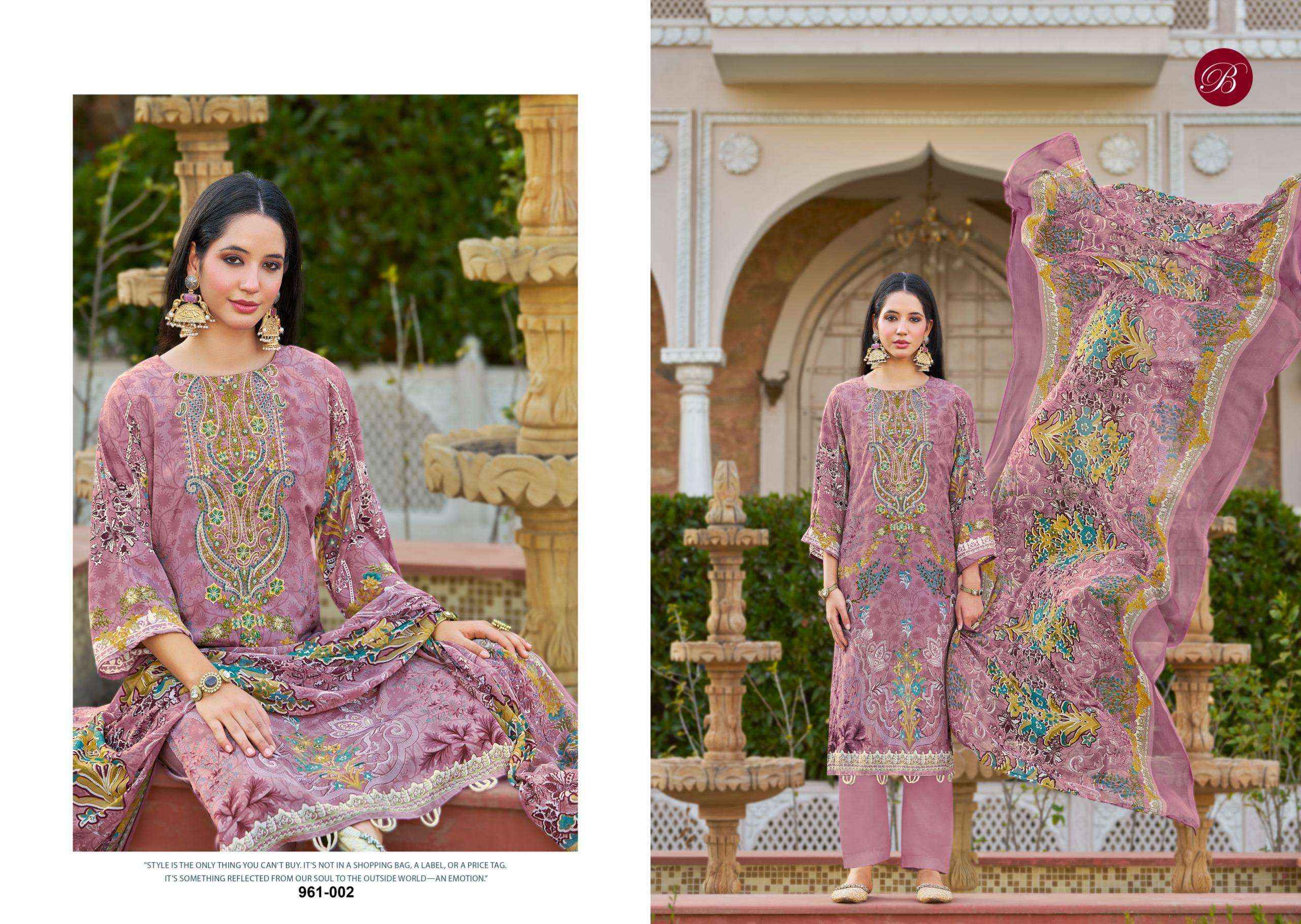 Belliza Gazal Vol 2 Crepe Dress Material 8 pcs Cataloge