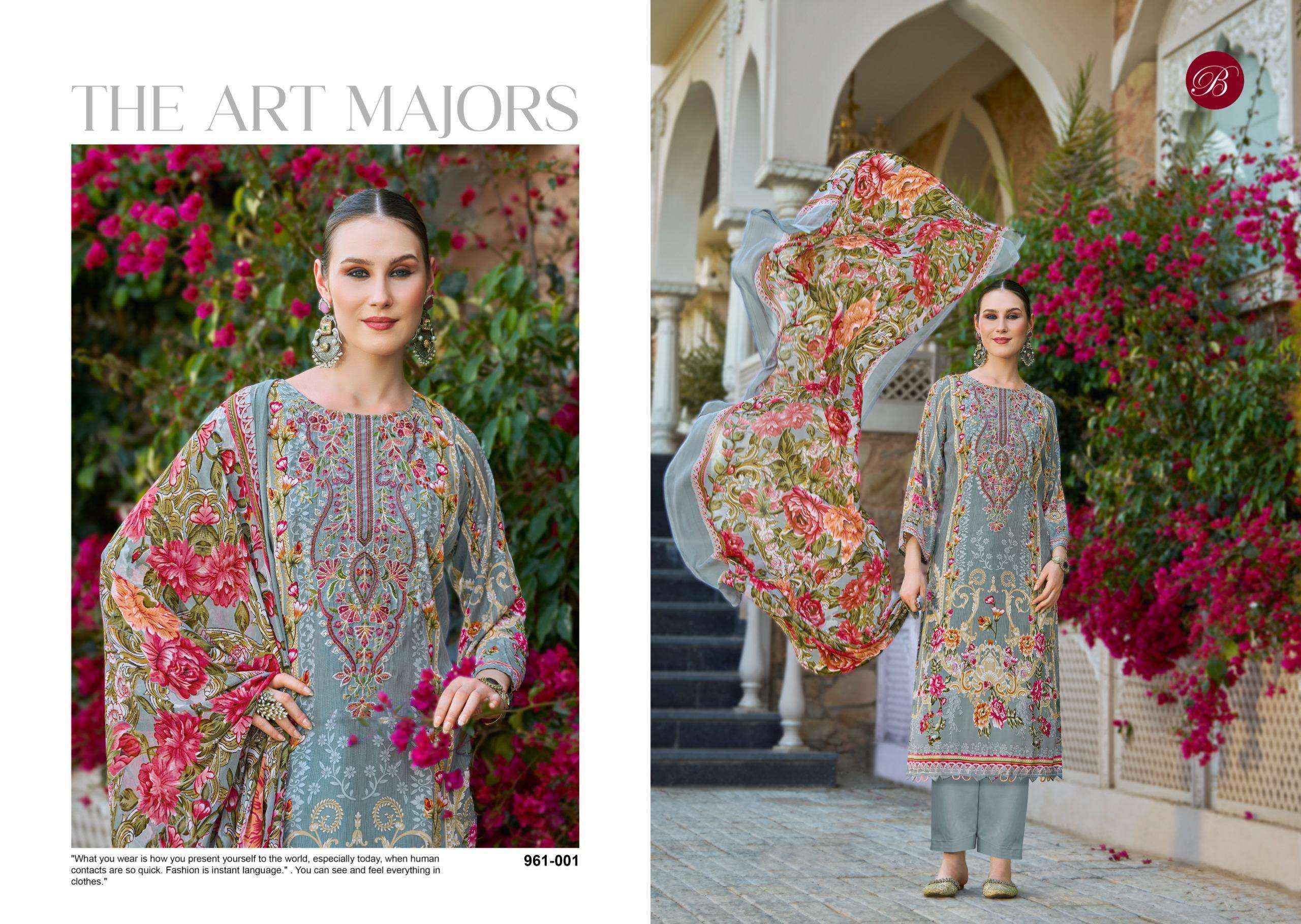 Belliza Gazal Vol 2 Crepe Dress Material 8 pcs Cataloge
