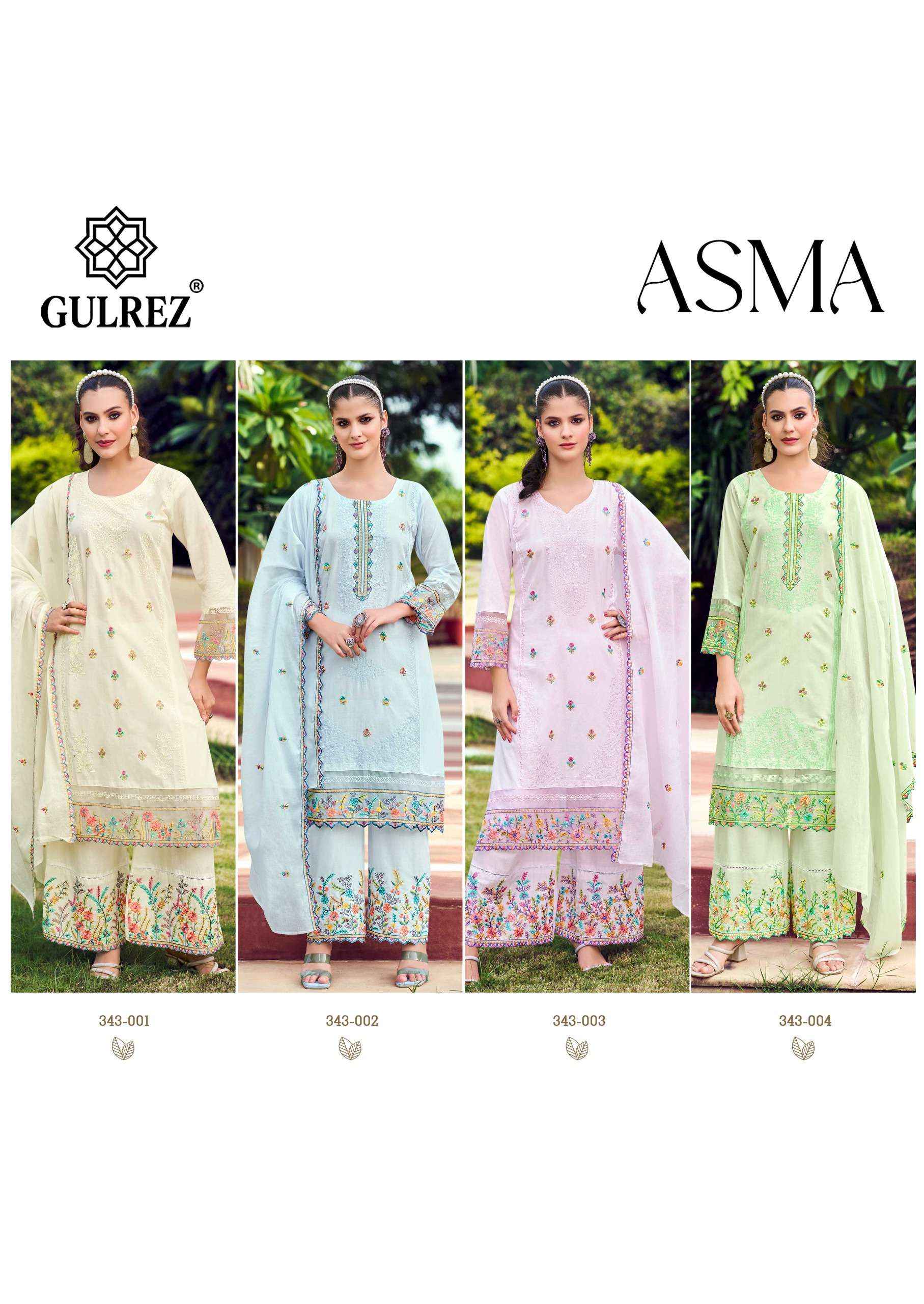 Belliza Gulrez Asma Readymade Cotton Dress 4 pcs Catalogue
