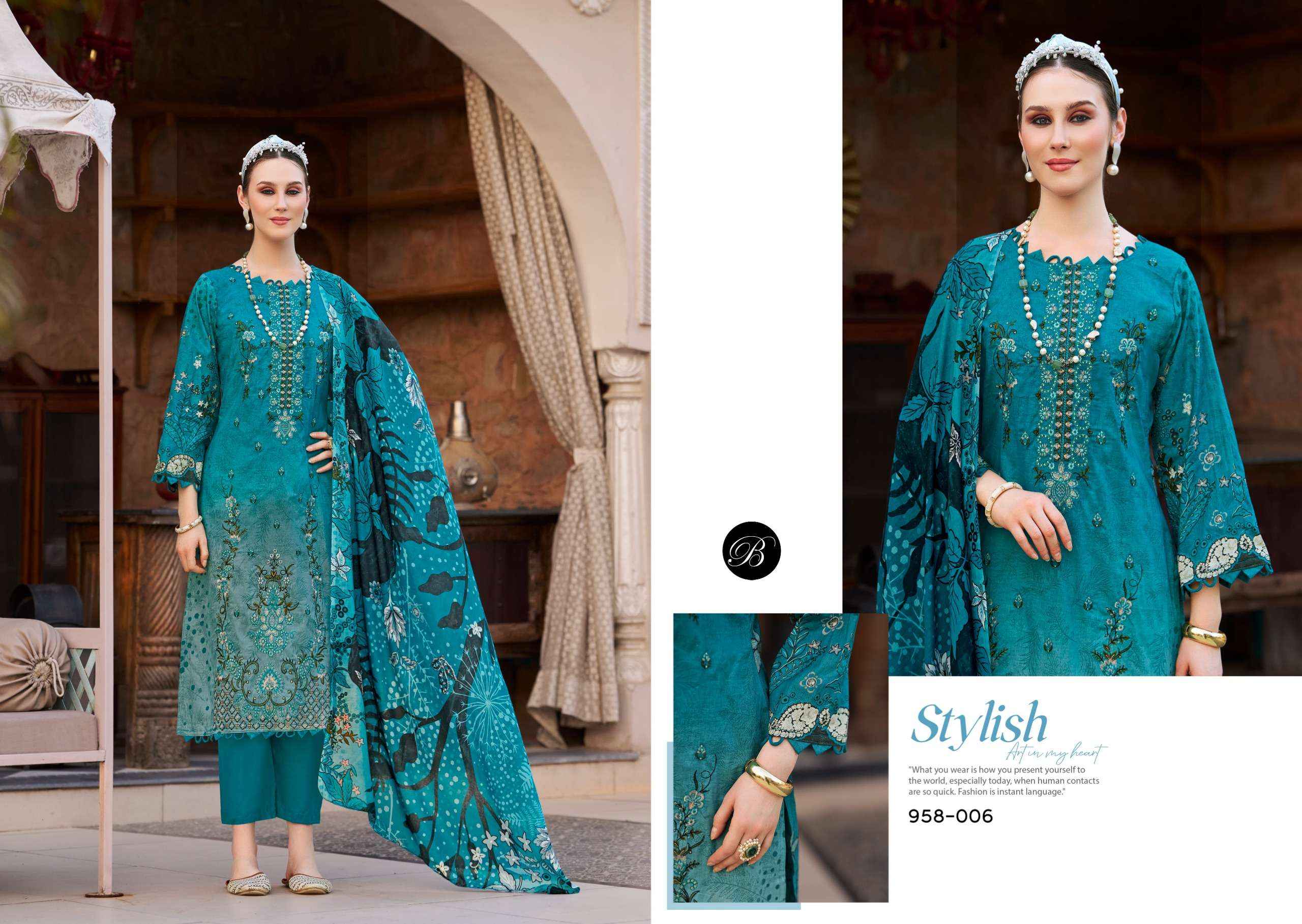 Belliza Ishara Vol 2 Cotton Dress Material 6 pcs Cataloge