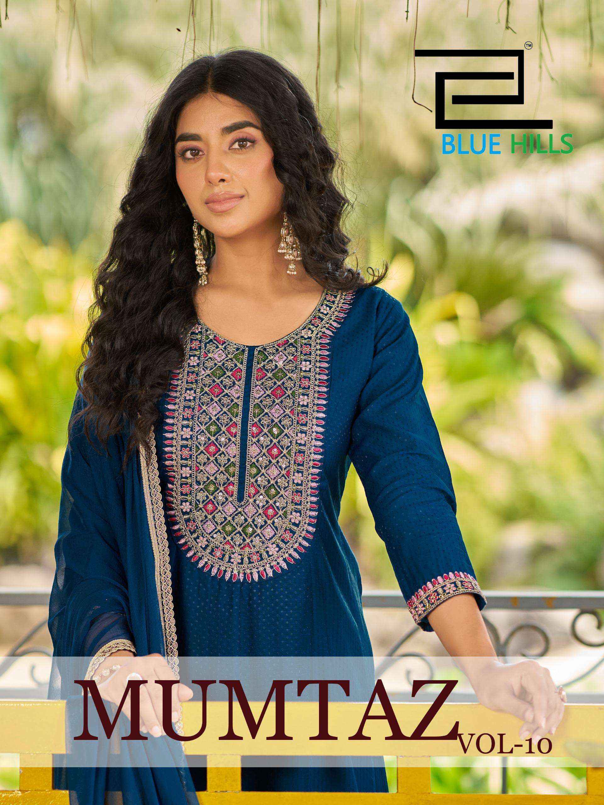 Blue Hills Mumtaz Vol 10 Rayon Kurti Combo 4 pcs Catalogue
