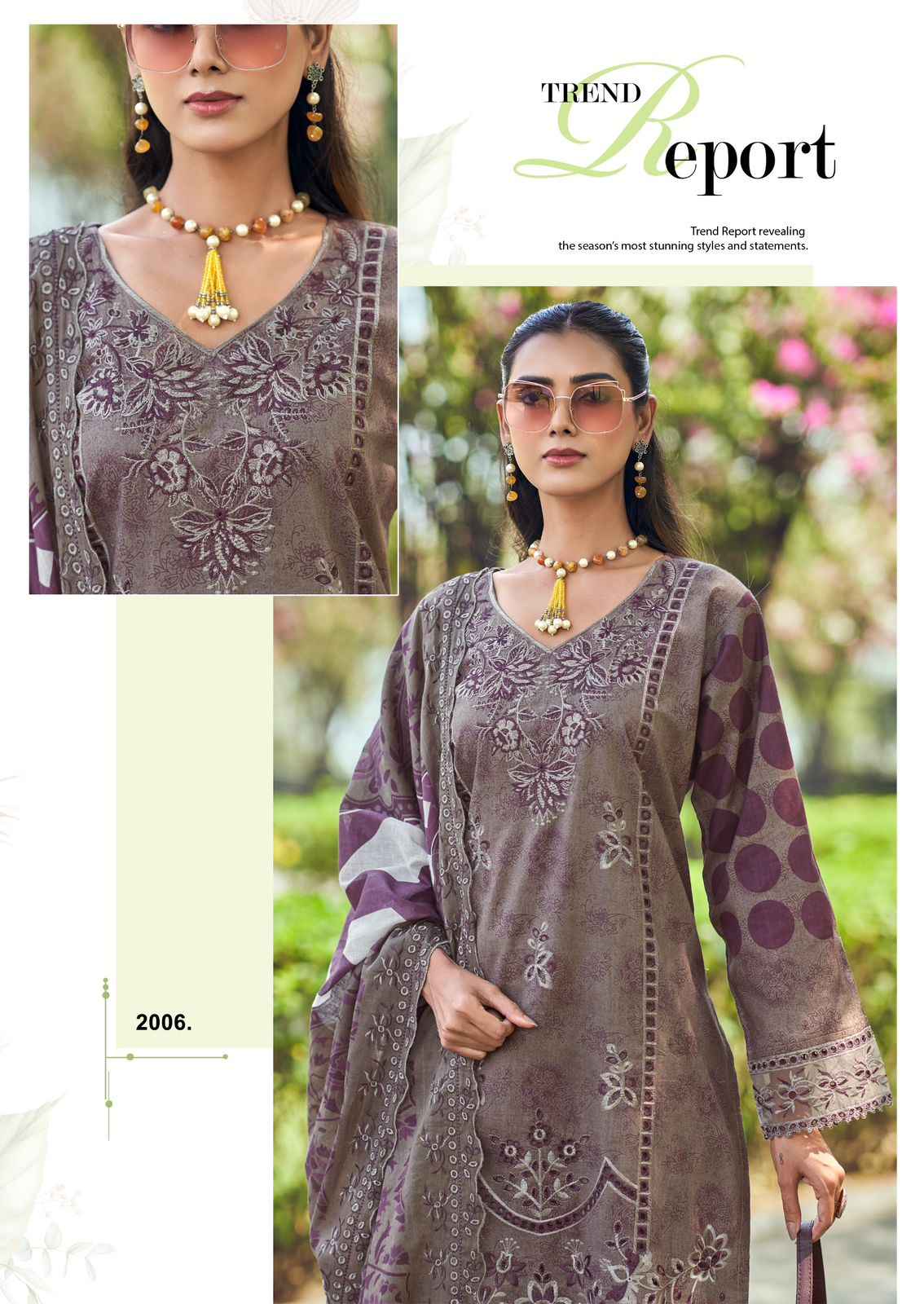 Cosmos Bin Saeed Premium Vol 2 Cotton Dress Material 6 pcs Catalogue