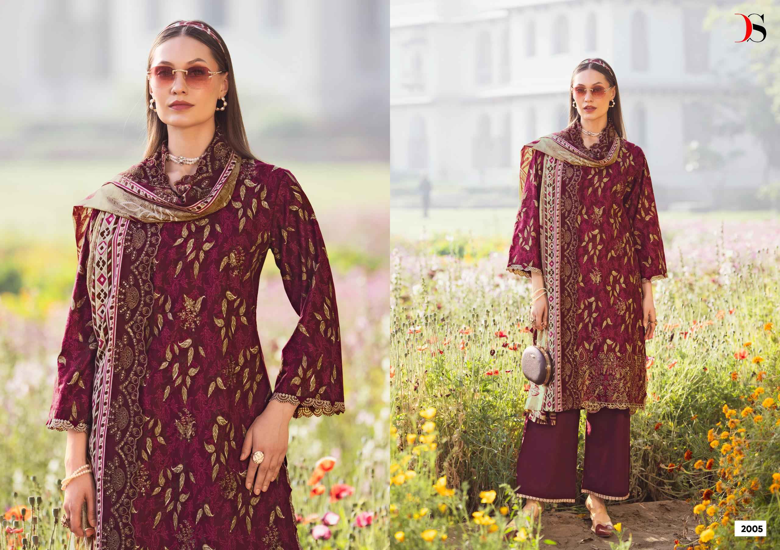 Deepsy Bin Saeed Vol 20 Cotton Dress Material 8 pcs Catalogue