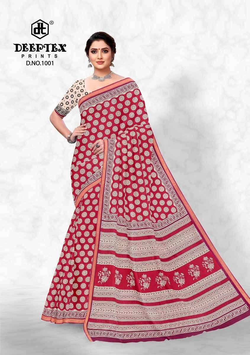 Deeptex Pinky City Vol 1 Cotton Saree 10 pcs Catalogue