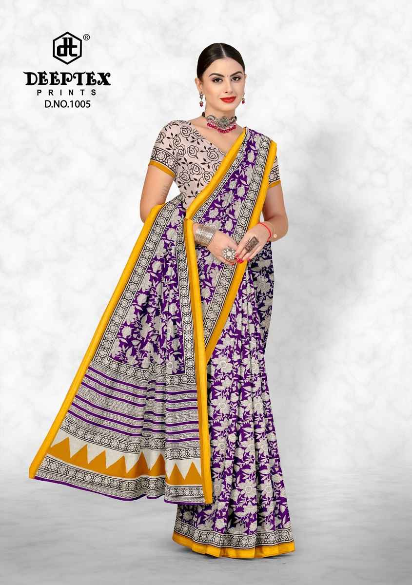 Deeptex Pinky City Vol 1 Cotton Saree 10 pcs Catalogue