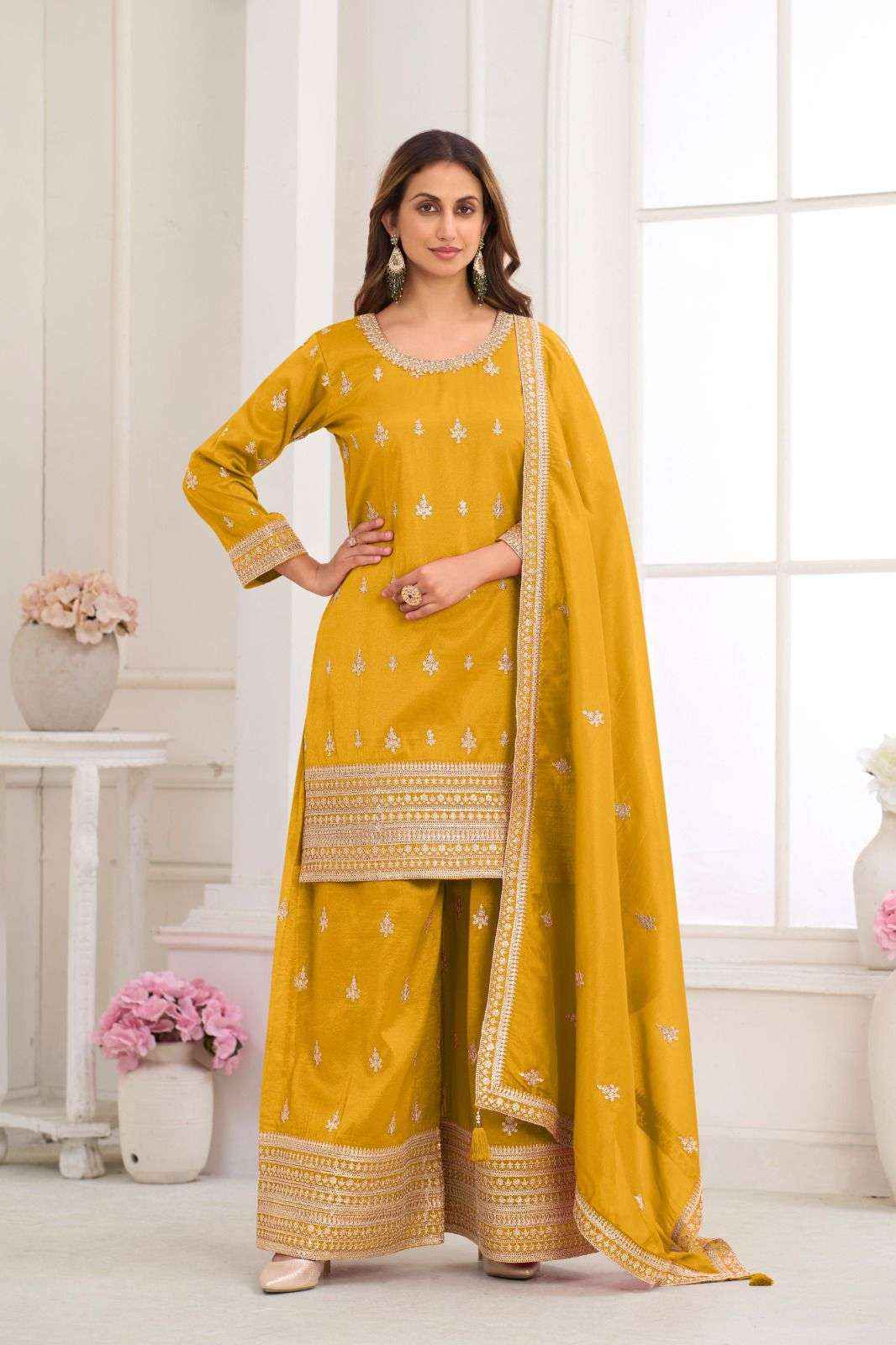 Gulkayra Niru Readymade Simer Silk Dress 5 Pcs Catalouge