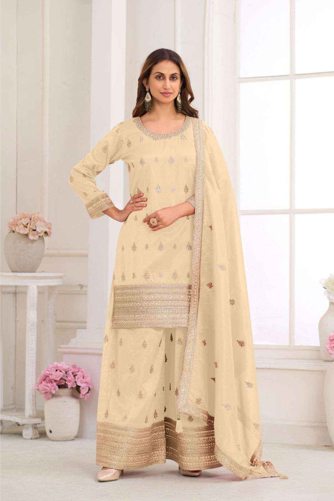 Gulkayra Niru Readymade Simer Silk Dress 5 Pcs Catalouge