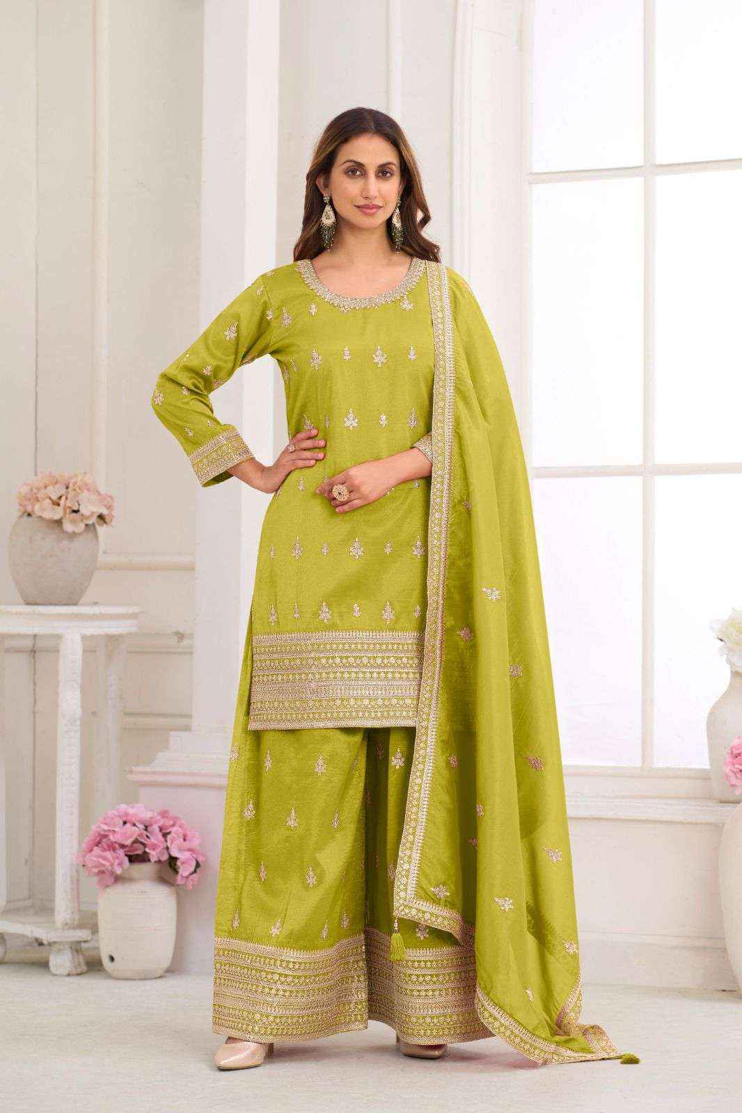 Gulkayra Niru Readymade Simer Silk Dress 5 Pcs Catalouge