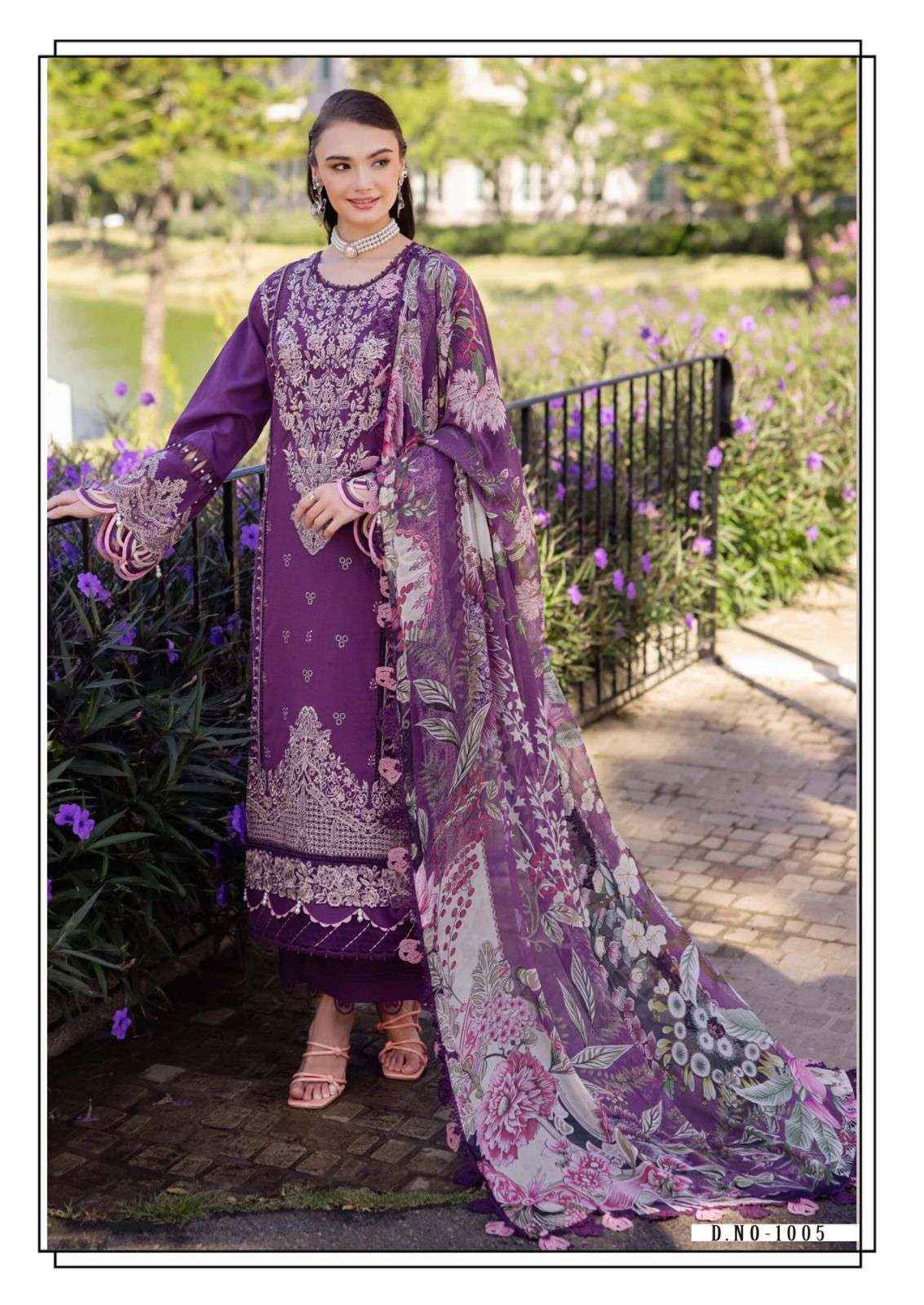 Hala Mausummery Vol 1 Cotton Dress Material 6 pcs Catalogue