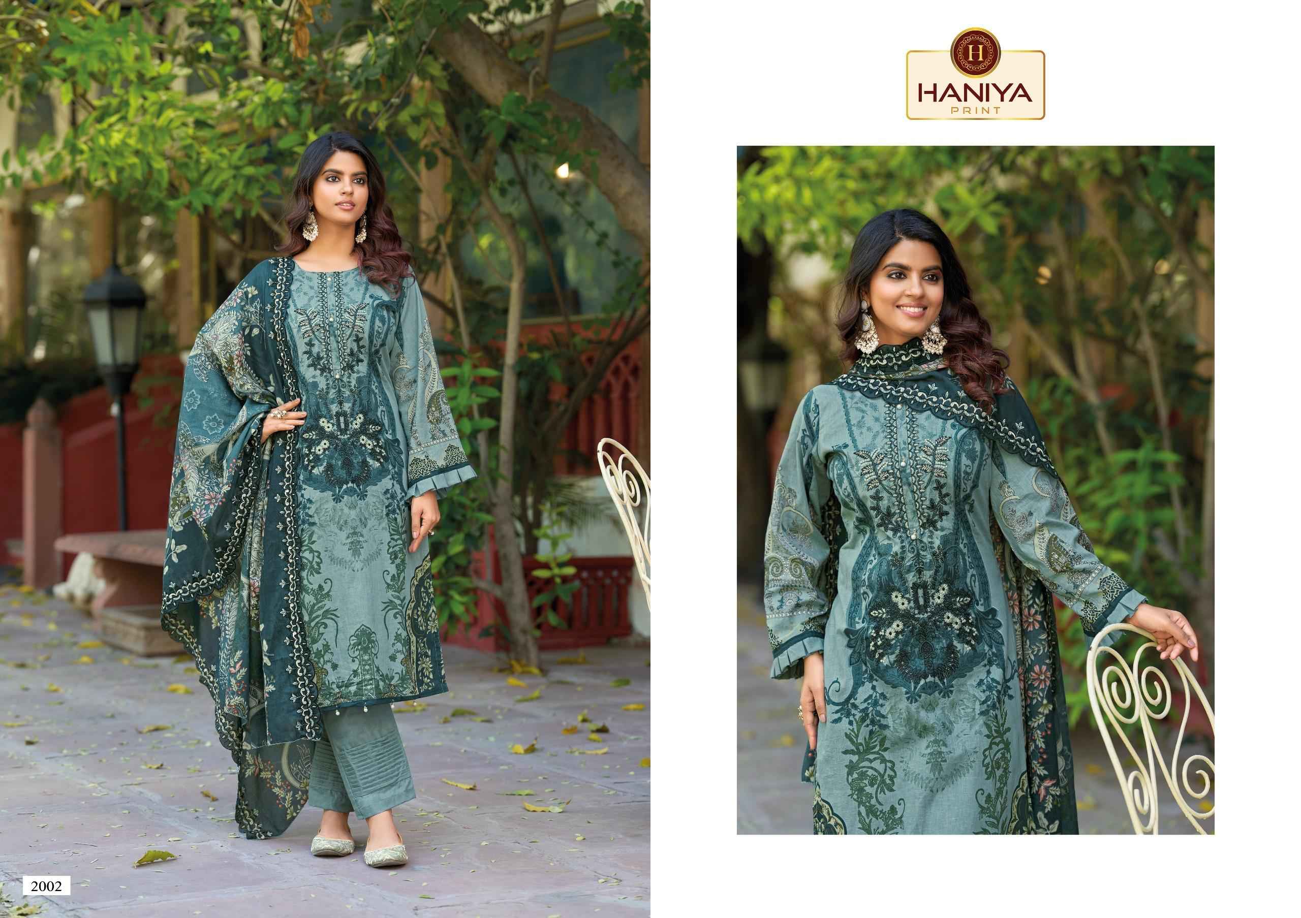 Haniya Print Falak e Naaz Cotton Dress Material 8 pcs Catalogue