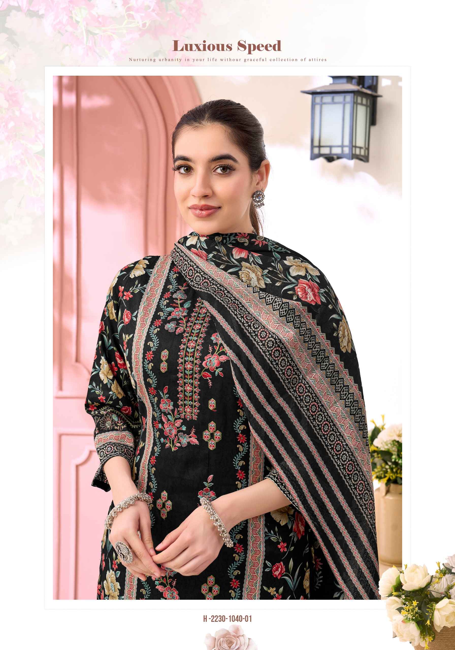 Harshit Fashion Fateena Zam Cotton Dress Material 6 pcs Catalogue