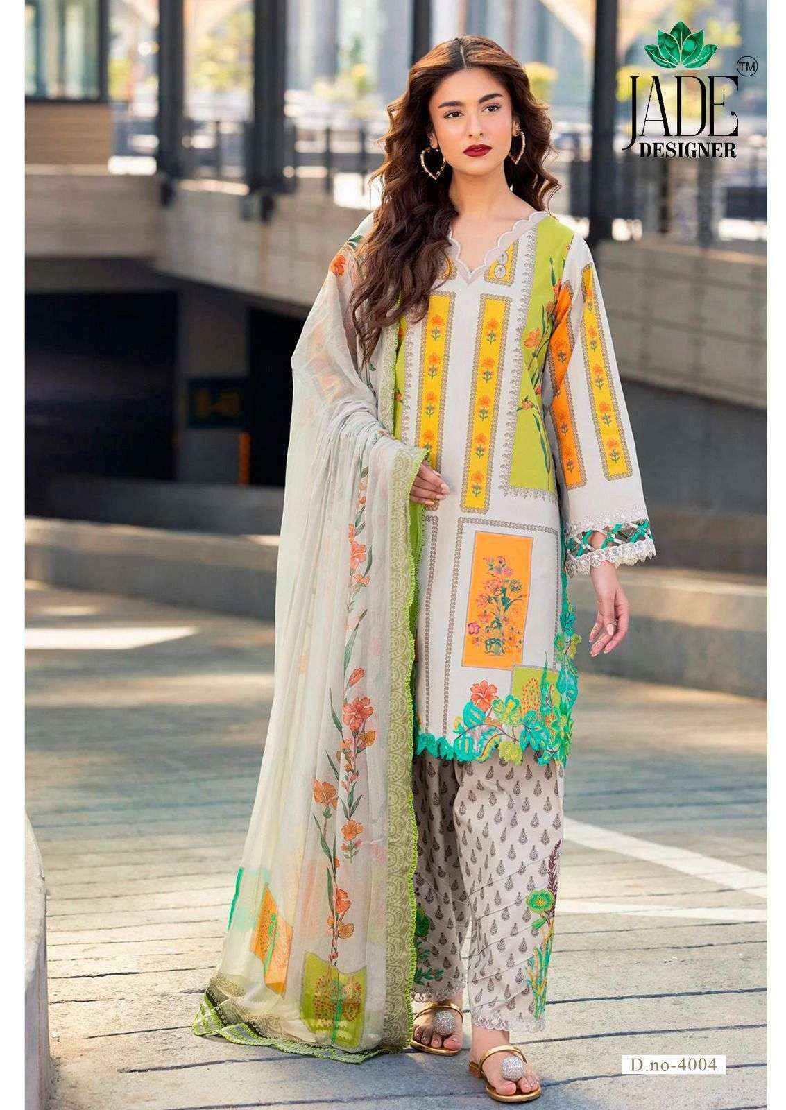 Jade Ayesha Zara Vol 4 Readymade Lawn Cotton Dress 6 pcs Catalogue
