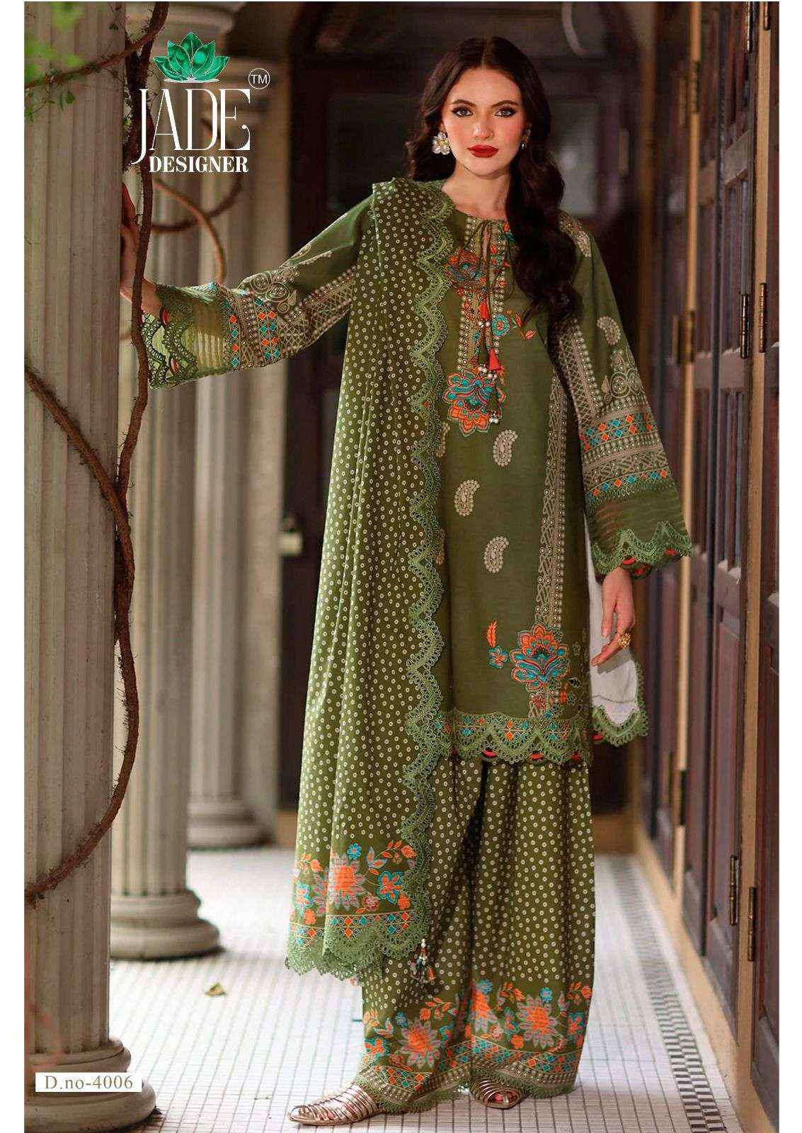 Jade Ayesha Zara Vol 4 Readymade Lawn Cotton Dress 6 pcs Catalogue