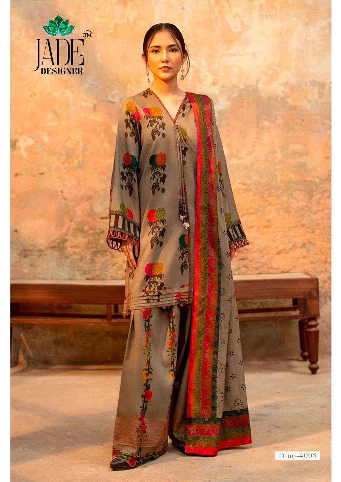 Jade Ayesha Zara Vol 4 Readymade Lawn Cotton Dress 6 pcs Catalogue