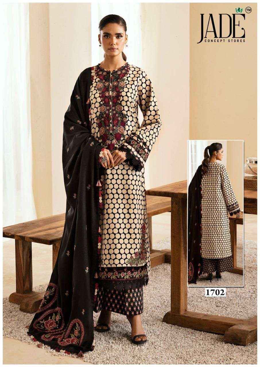 Jade Bin Saeed Heavy Luxury Vol 17 Readymade Lawn Cotton Dress 6 pcs Catalogue
