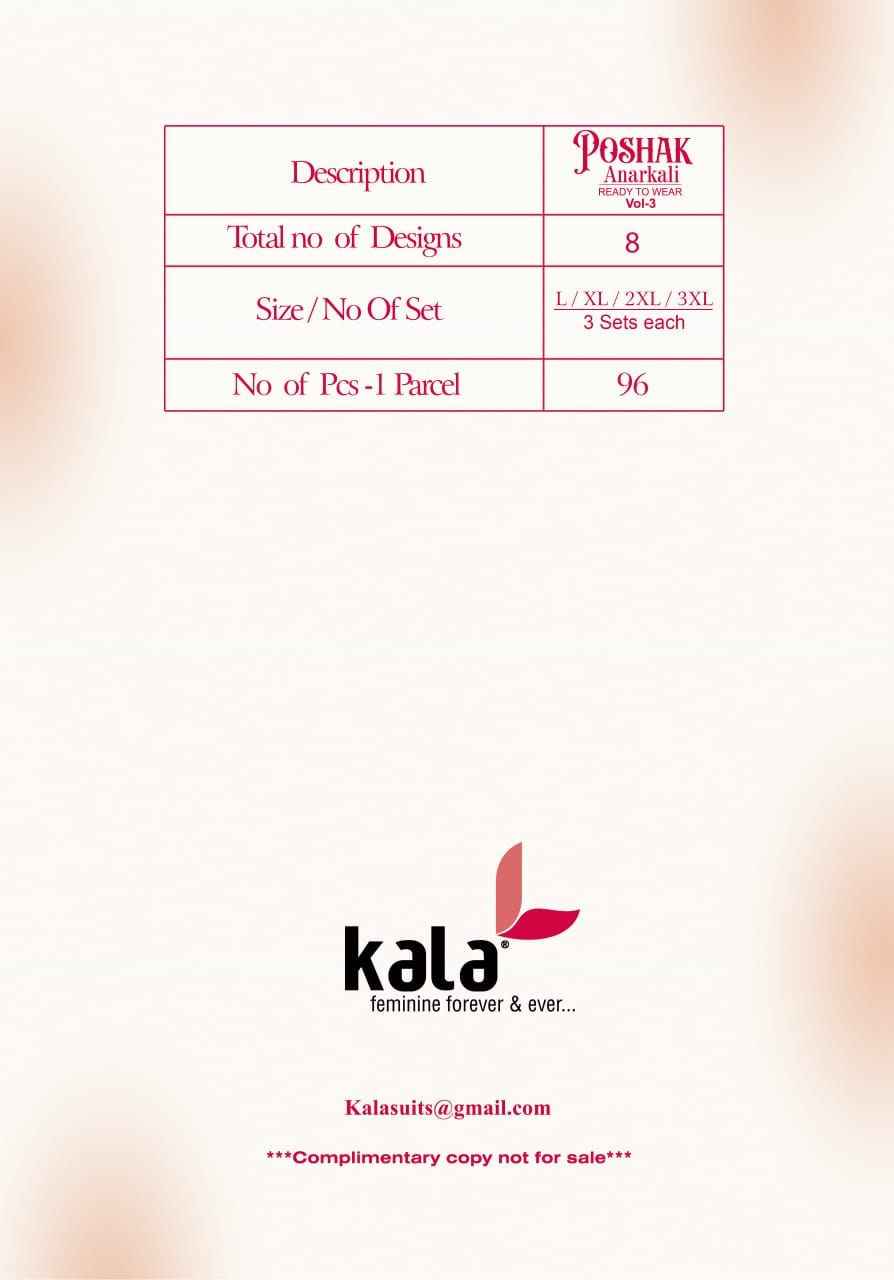 Kala Anarkali Vol 3 Readymade Cotton Dress 8 pcs Catalogue