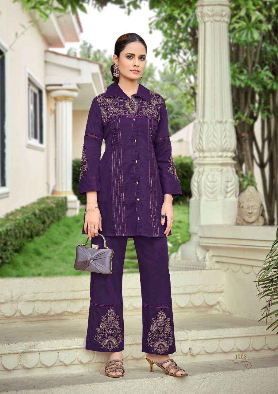 Karissa Maria Cotton Kurti With Bottom 4 pcs Catalogue