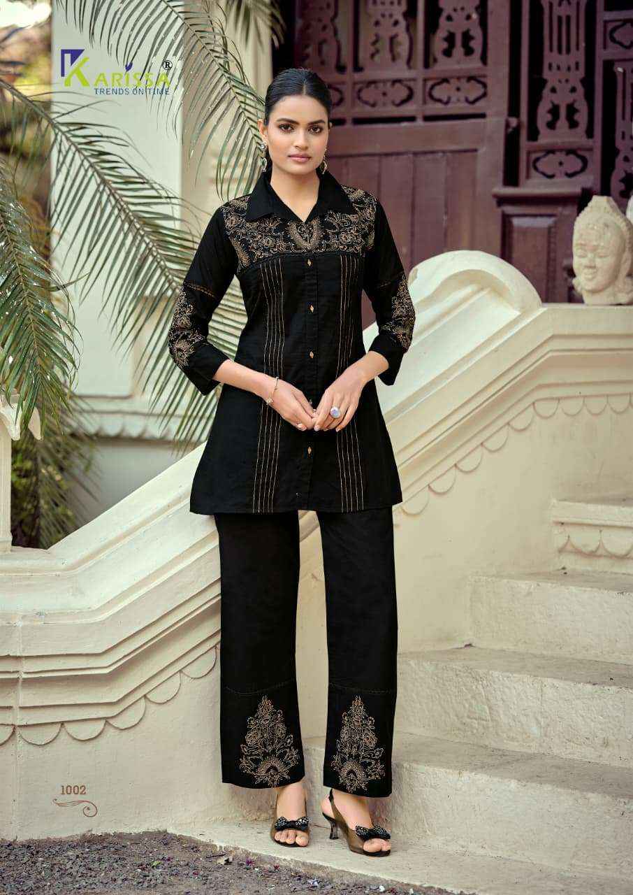 Karissa Maria Cotton Kurti With Bottom 4 pcs Catalogue