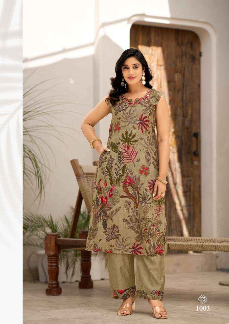 Karissa Mishka Viscose Kurti With Bottom 6 pcs Catalogue