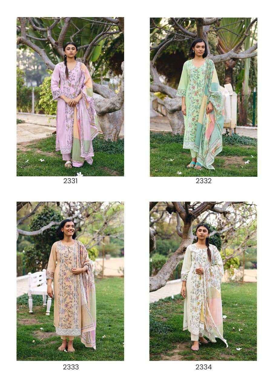 Kimora Gulaabi Vol 72 Lawn Cotton Dress Material 4 pcs Catalogue