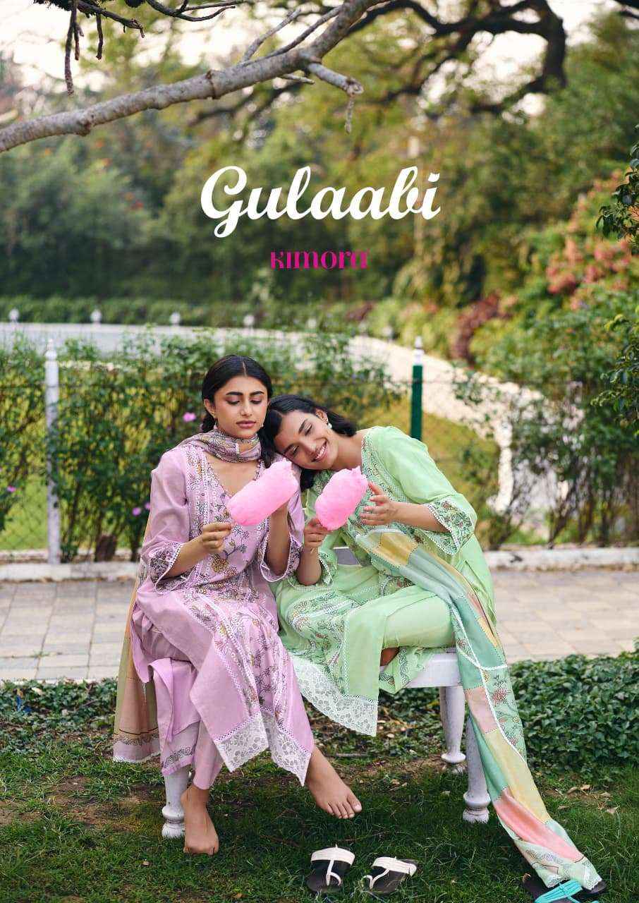 Kimora Gulaabi Vol 72 Lawn Cotton Dress Material 4 pcs Catalogue