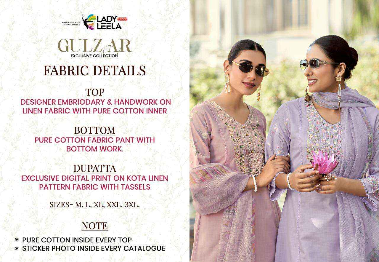 Lady Leela Gulzar Linen Cotton Kurti Combo 4 pcs Catalogue
