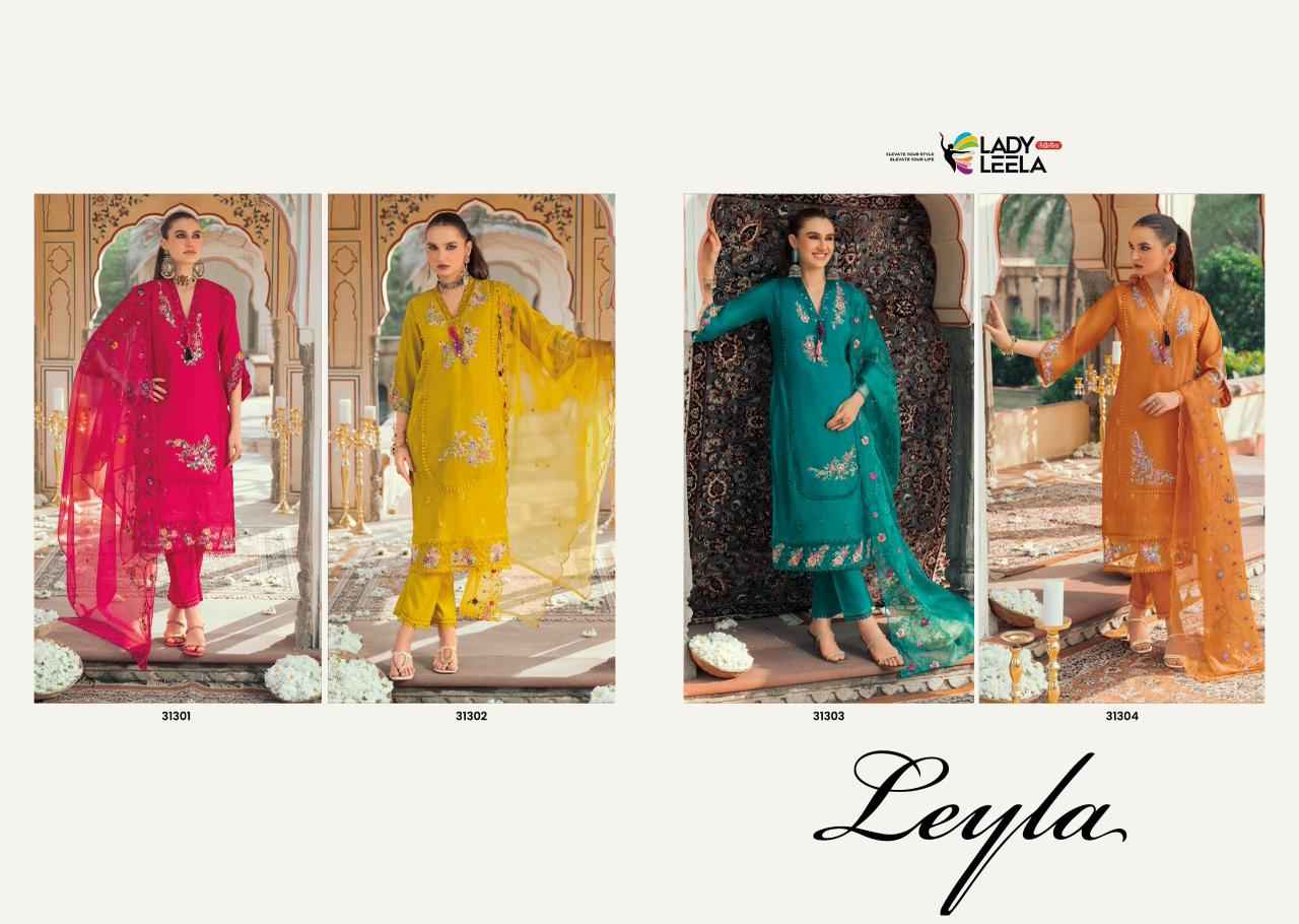 Lady Leela Leyla Chanderi Kurti Combo 4 pcs Catalogue