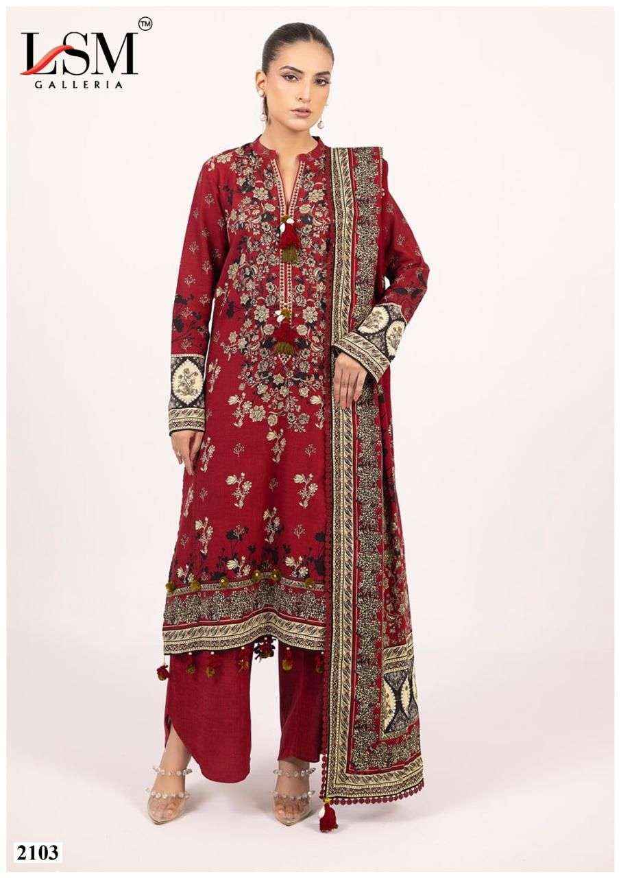 LSM Galleria Parian Dream Vol 21 Readymade Lawn Dress 6 pcs Catalogue