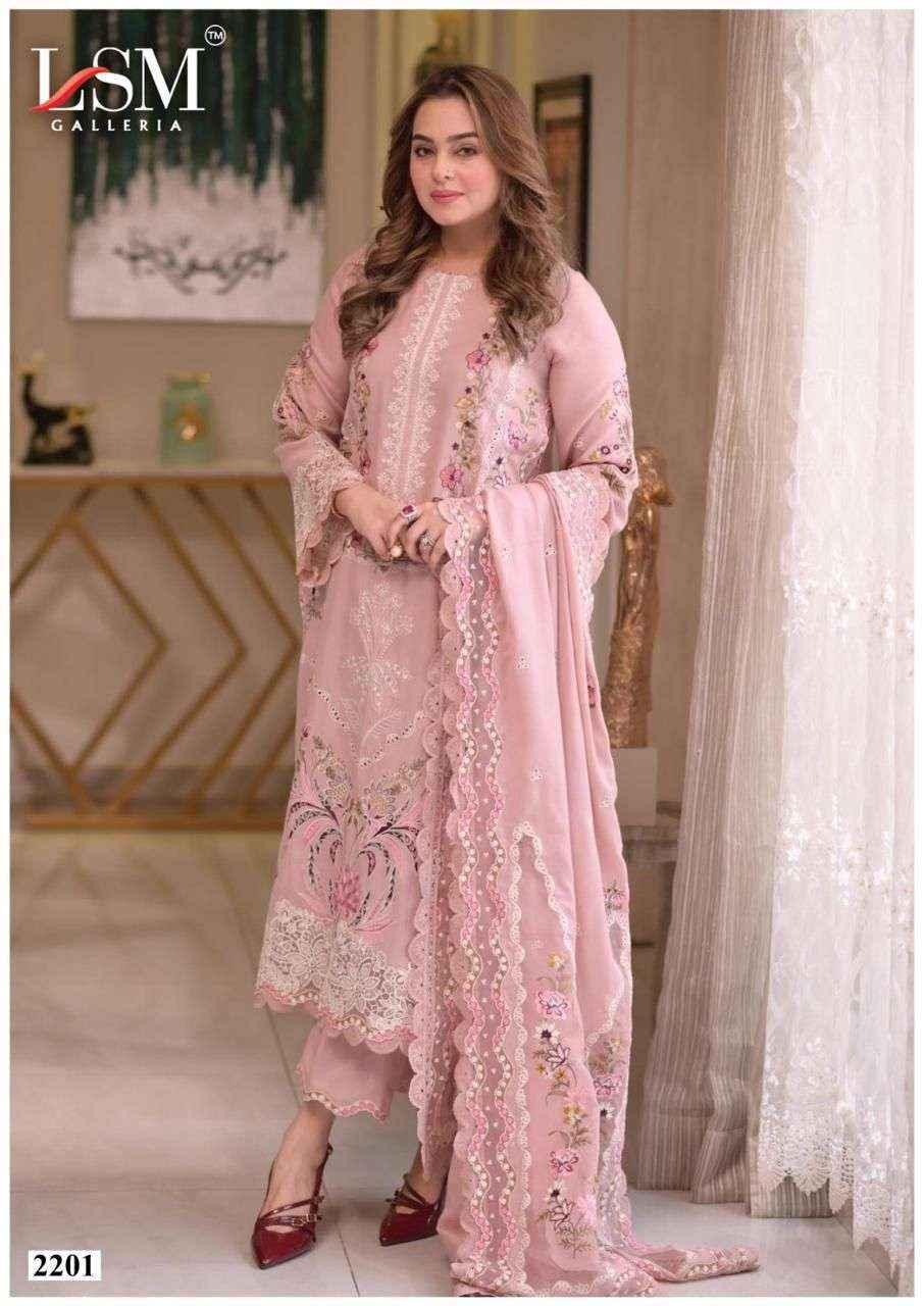 LSM Galleria Parian Dream Vol 22 Lawn Dress Material 6 pcs Catalogue