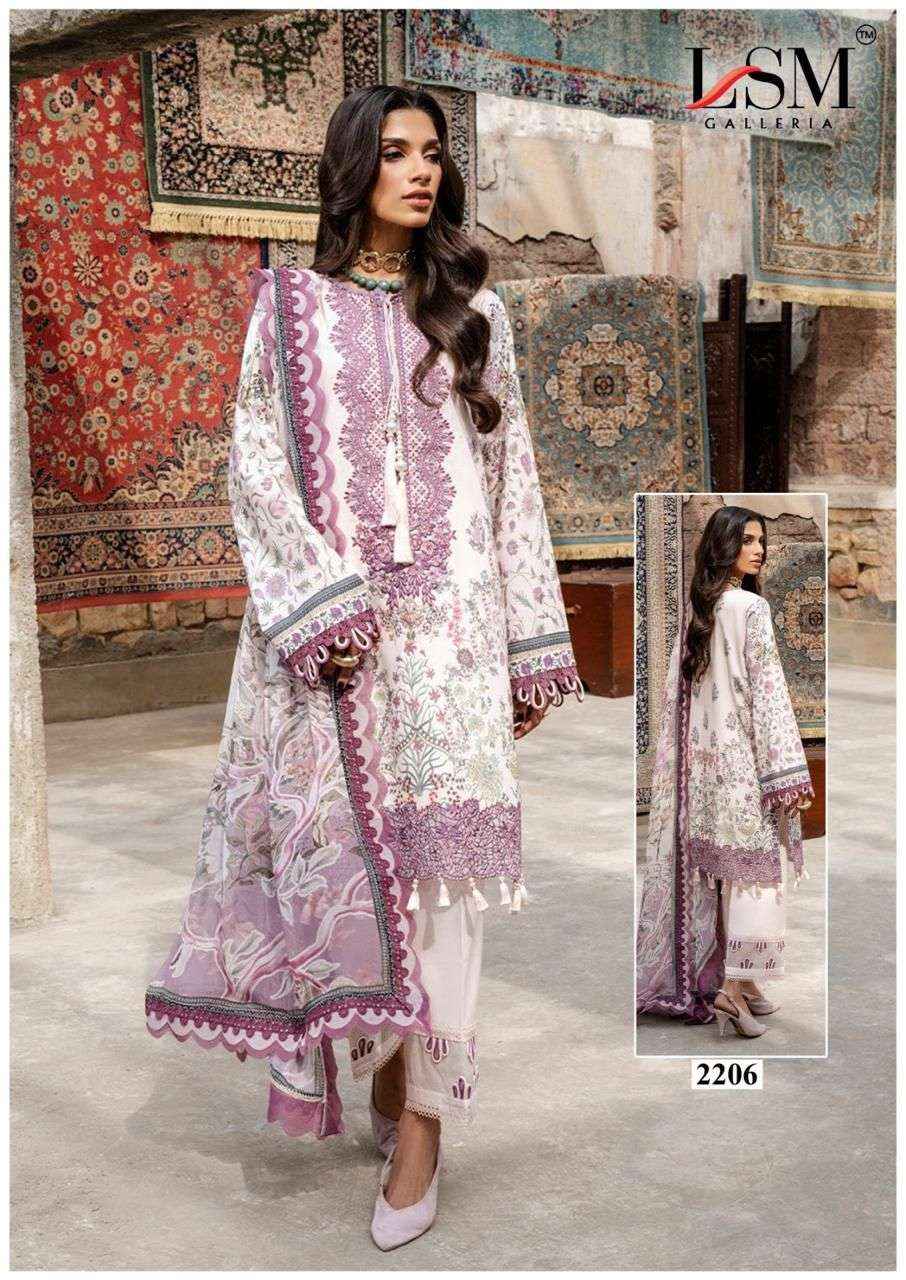 LSM Galleria Parian Dream Vol 22 Lawn Dress Material 6 pcs Catalogue