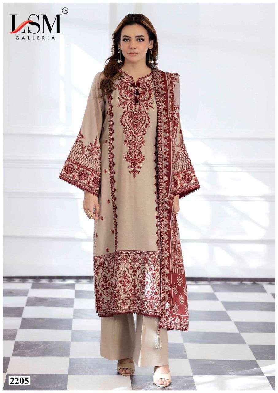 LSM Galleria Parian Dream Vol 22 Lawn Dress Material 6 pcs Catalogue