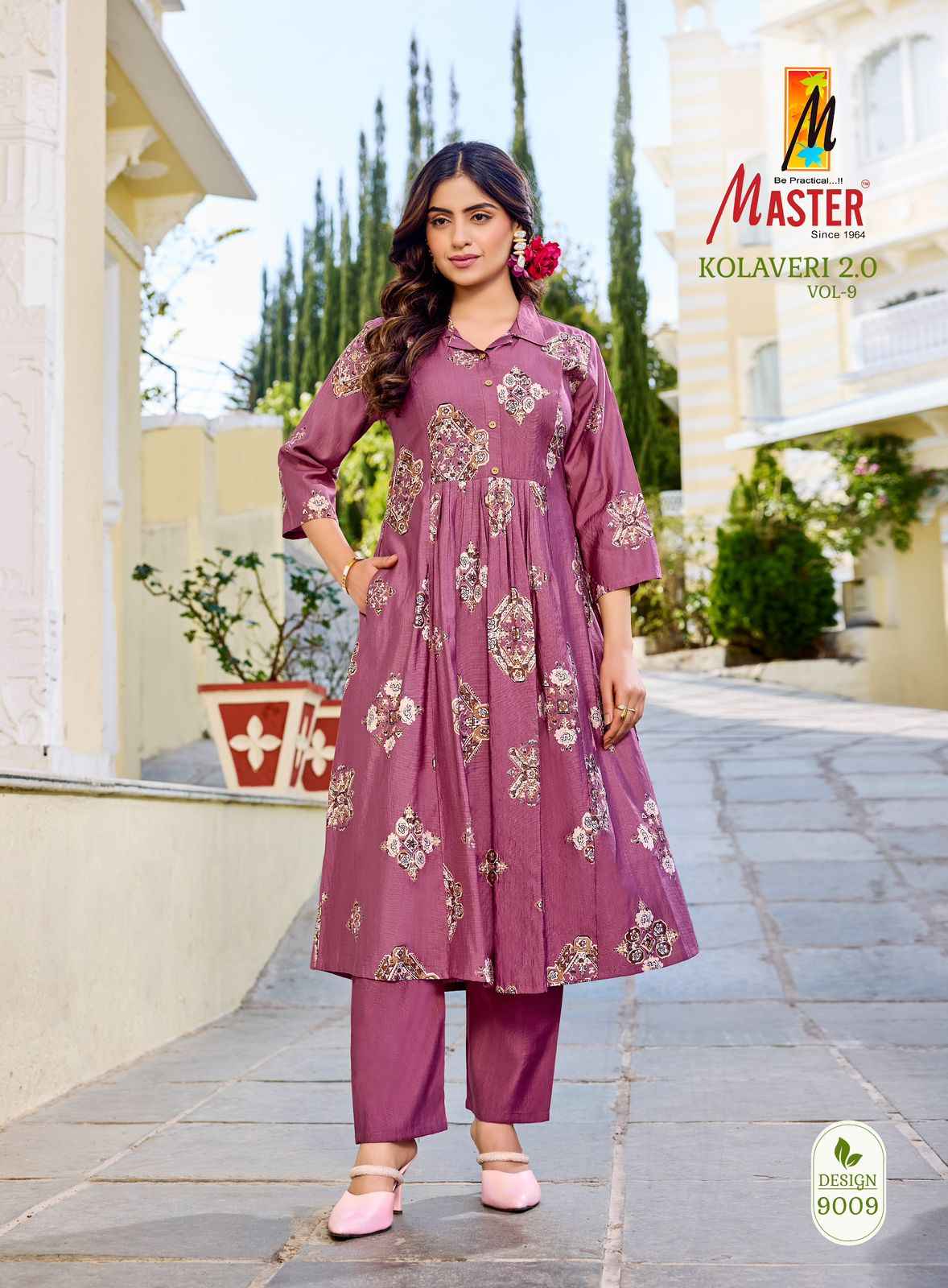 Master Kolaveri 2.0 Vol 9 Vertican Kurti With Bottom 10 pcs Catalogue