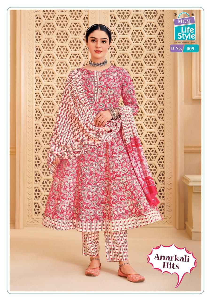 MCM Lifestyle Anarkali Hits Cotton Kurti Combo 10 pcs Catalogue