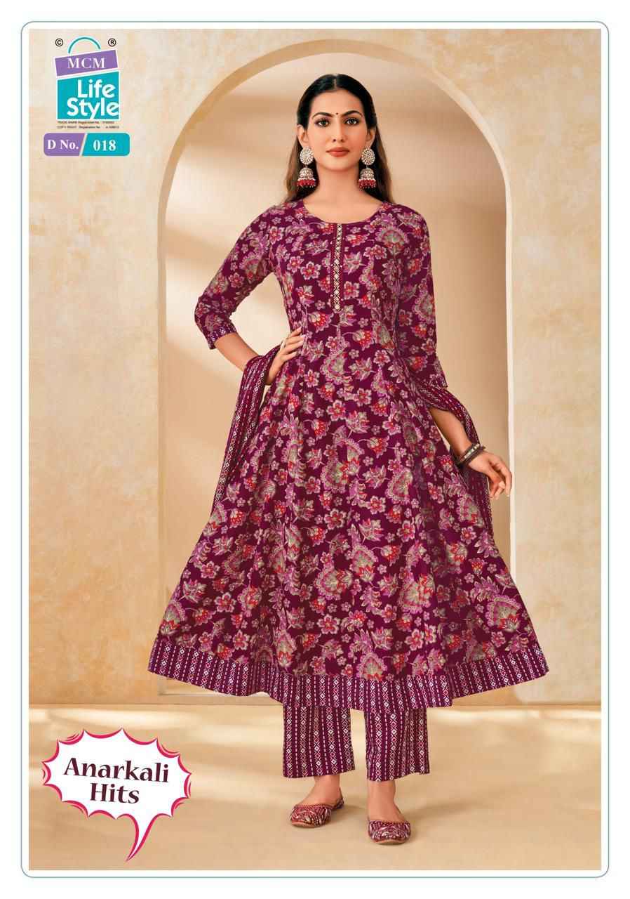 MCM Lifestyle Anarkali Hits Cotton Kurti Combo 10 pcs Catalogue