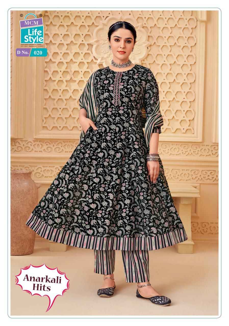 MCM Lifestyle Anarkali Hits Cotton Kurti Combo 10 pcs Catalogue
