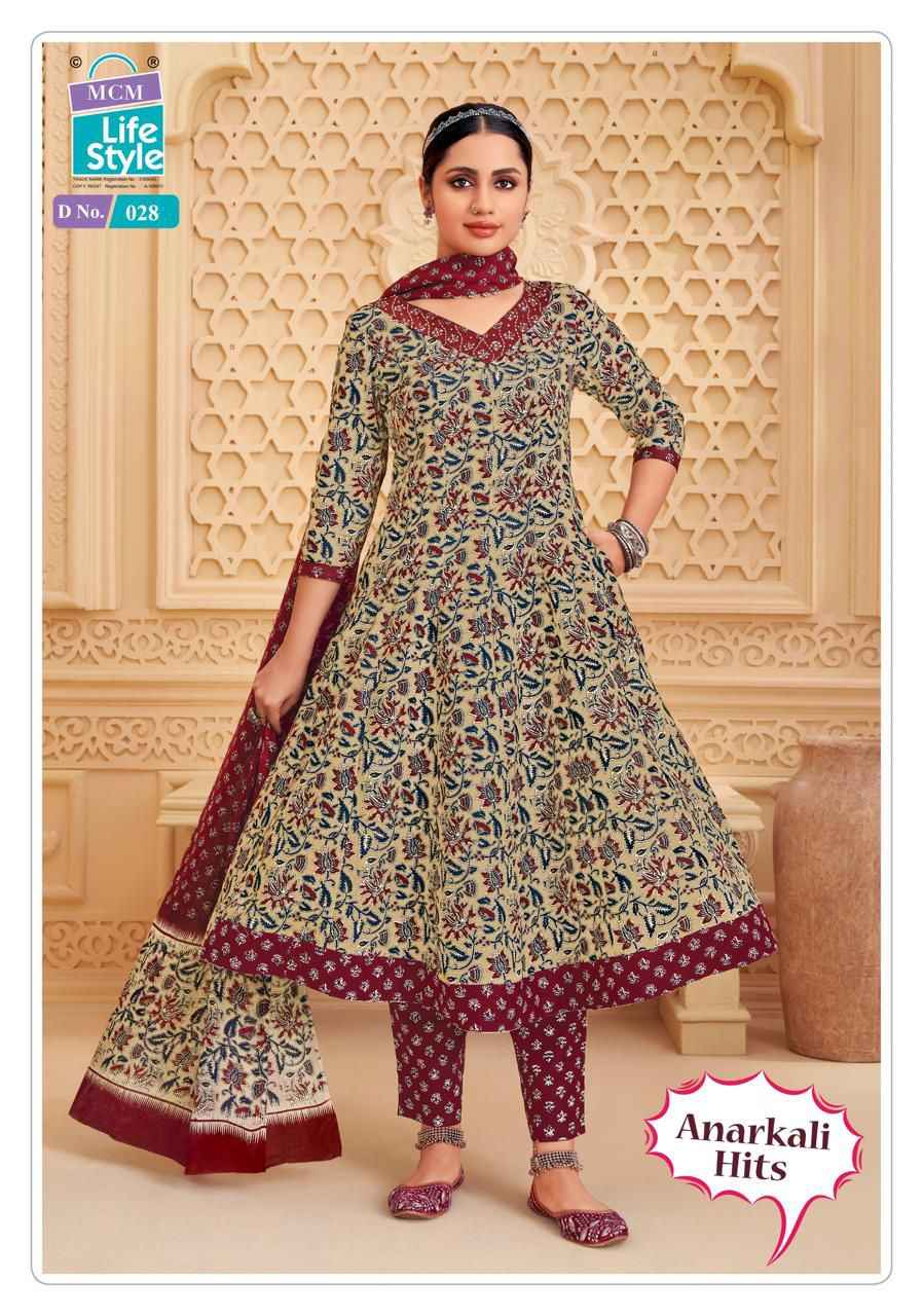 MCM Lifestyle Anarkali Hits Cotton Kurti Combo 10 pcs Catalogue